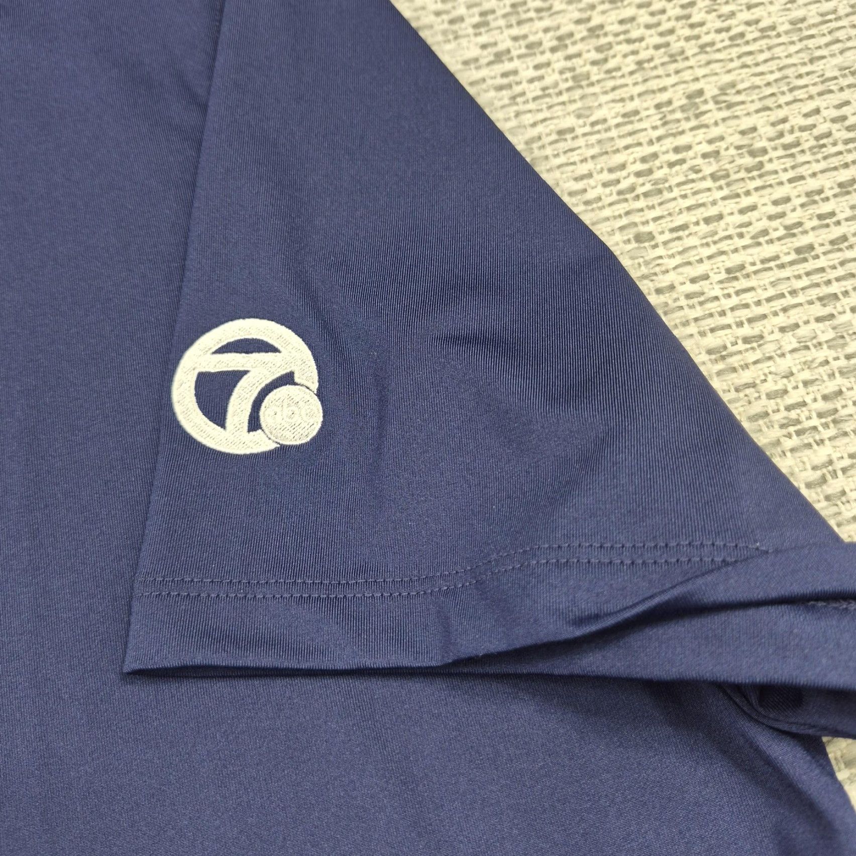 Vintage Greyson Tala Golf Polo Shirt Mens XL Blue Polo Short Sleeve Activewear Casual 7 abc Performance Stretch Tech Logo Embroidered Size US XL / EU 56 / 4 - 7 Thumbnail