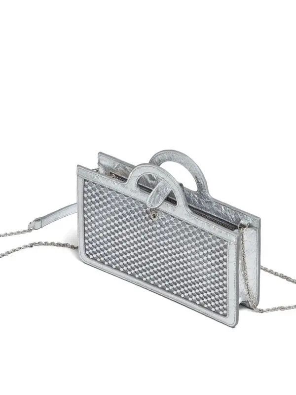 Marni o1w1db11125 Size :OS/Crystal-Embellished Wallet in Silver Size ONE SIZE - 3 Thumbnail