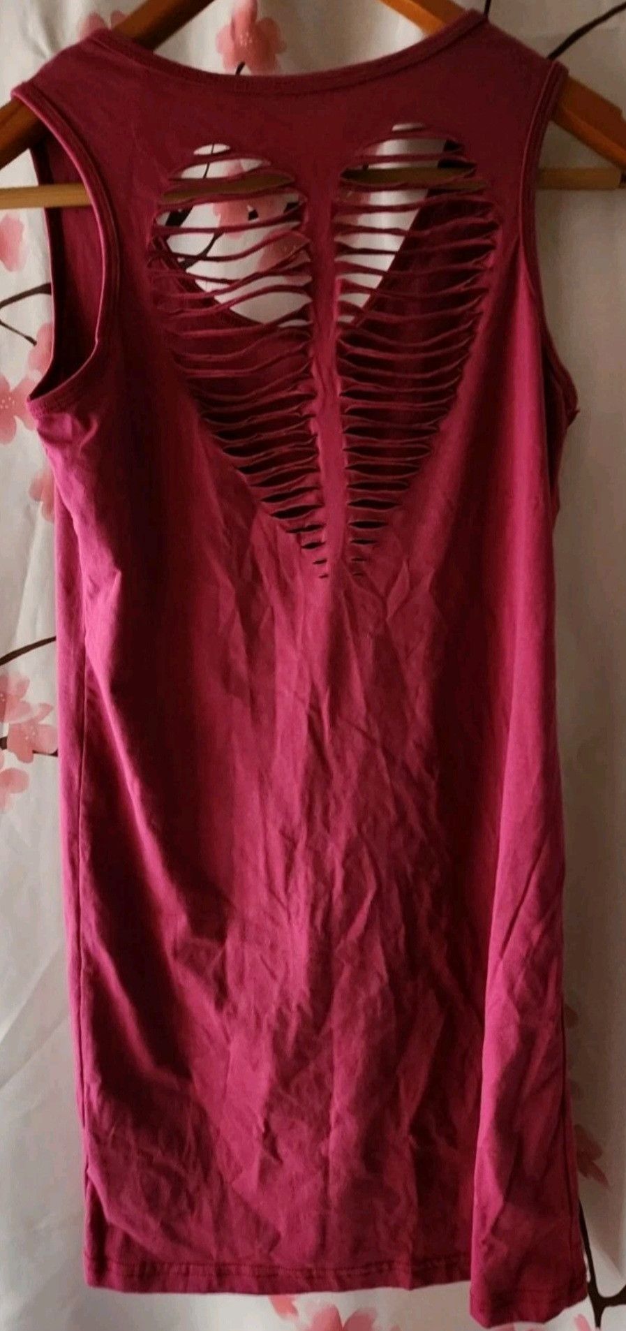 Other Purple Cut Out Heart Dress Rhinestone Crescent XS S M Size S / US 4 / IT 40 - 3 Thumbnail