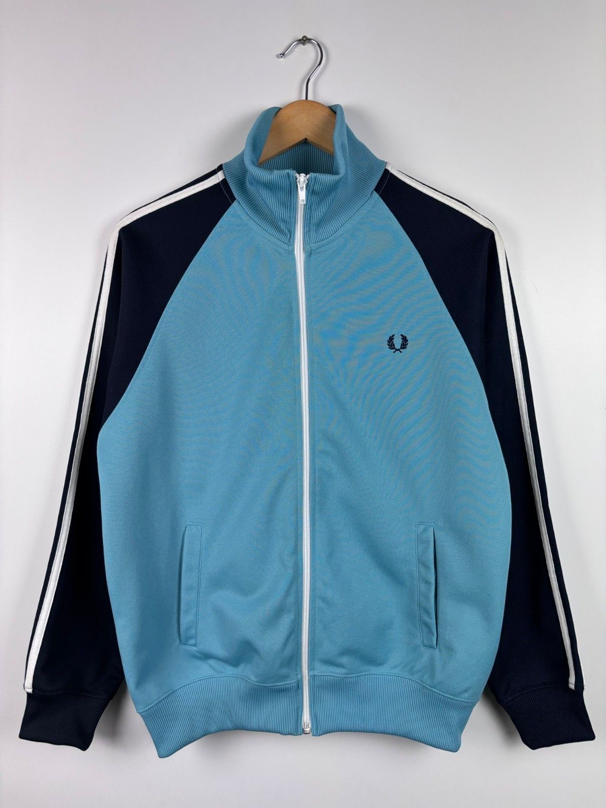 Fred Perry Vintage Fred Perry Track Top Jacket Blue Womens Size S Size S / US 4 / IT 40 - 1 Thumbnail