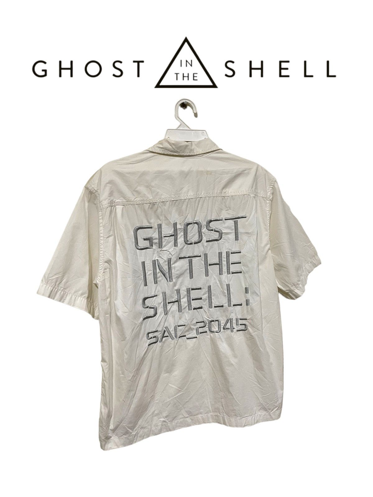 Anime Ghost In The Shell Ripstop Distressed Shirts Size US L / EU 52-54 / 3 - 4 Thumbnail