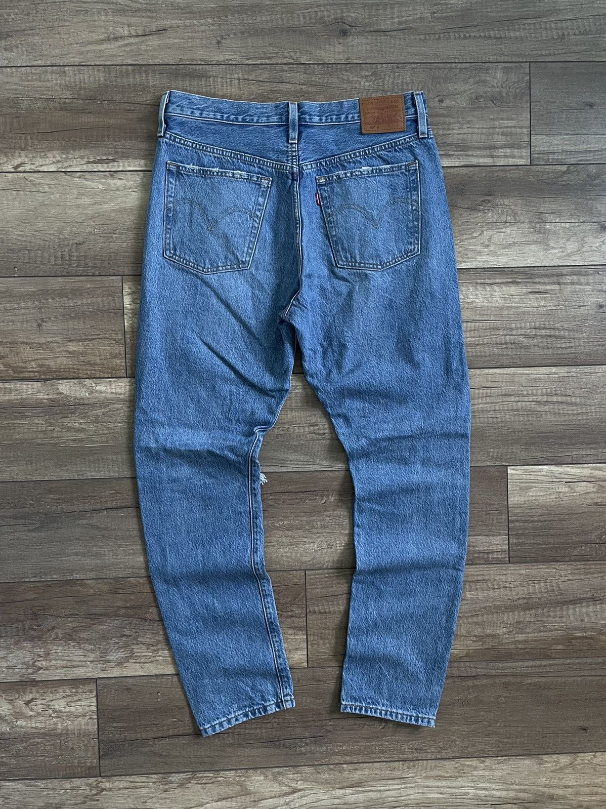 Levi's Levi’s 501 S Distressed Jeans Denim Pants Size US 32 / EU 48 - 2 Thumbnail