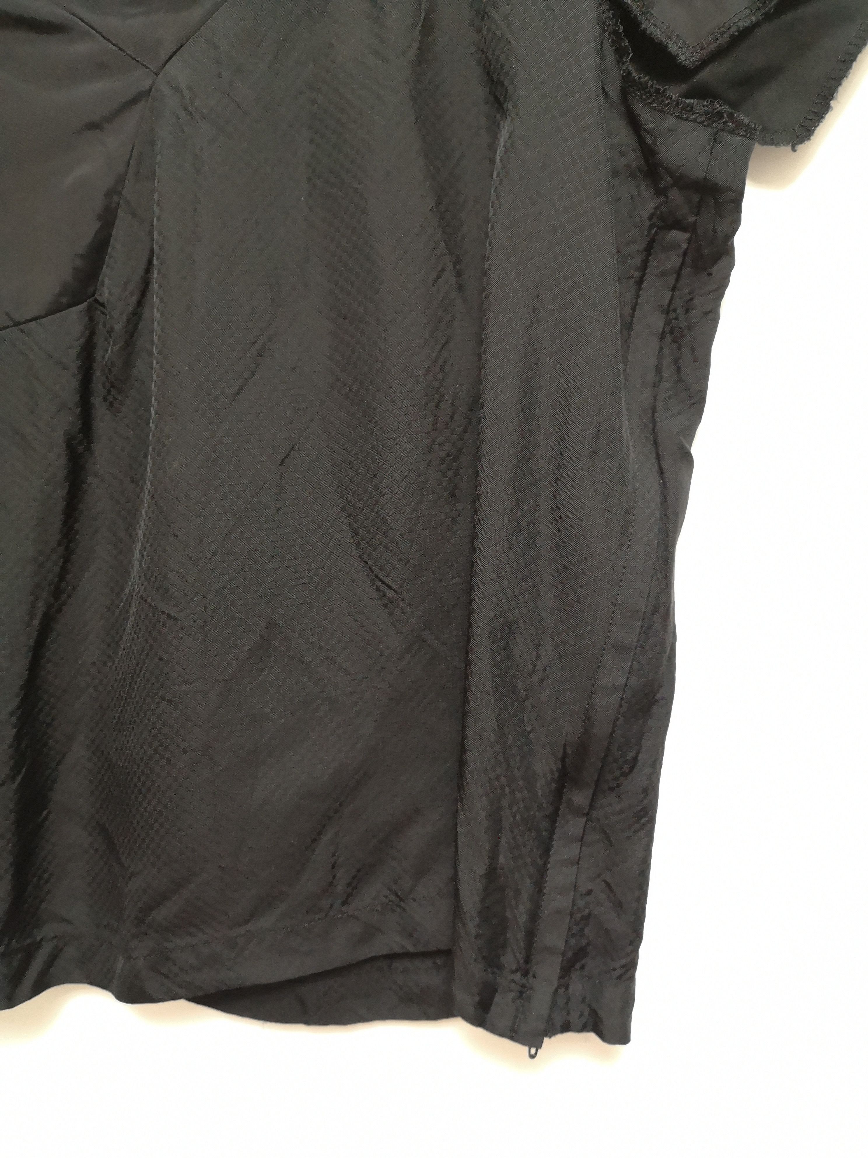 Comme des Garcons × Japanese Brand × Vintage Hexagon Panelled Mixed Fabric Sleeveless Top Blouse Size S / US 4 / IT 40 - 4 Thumbnail