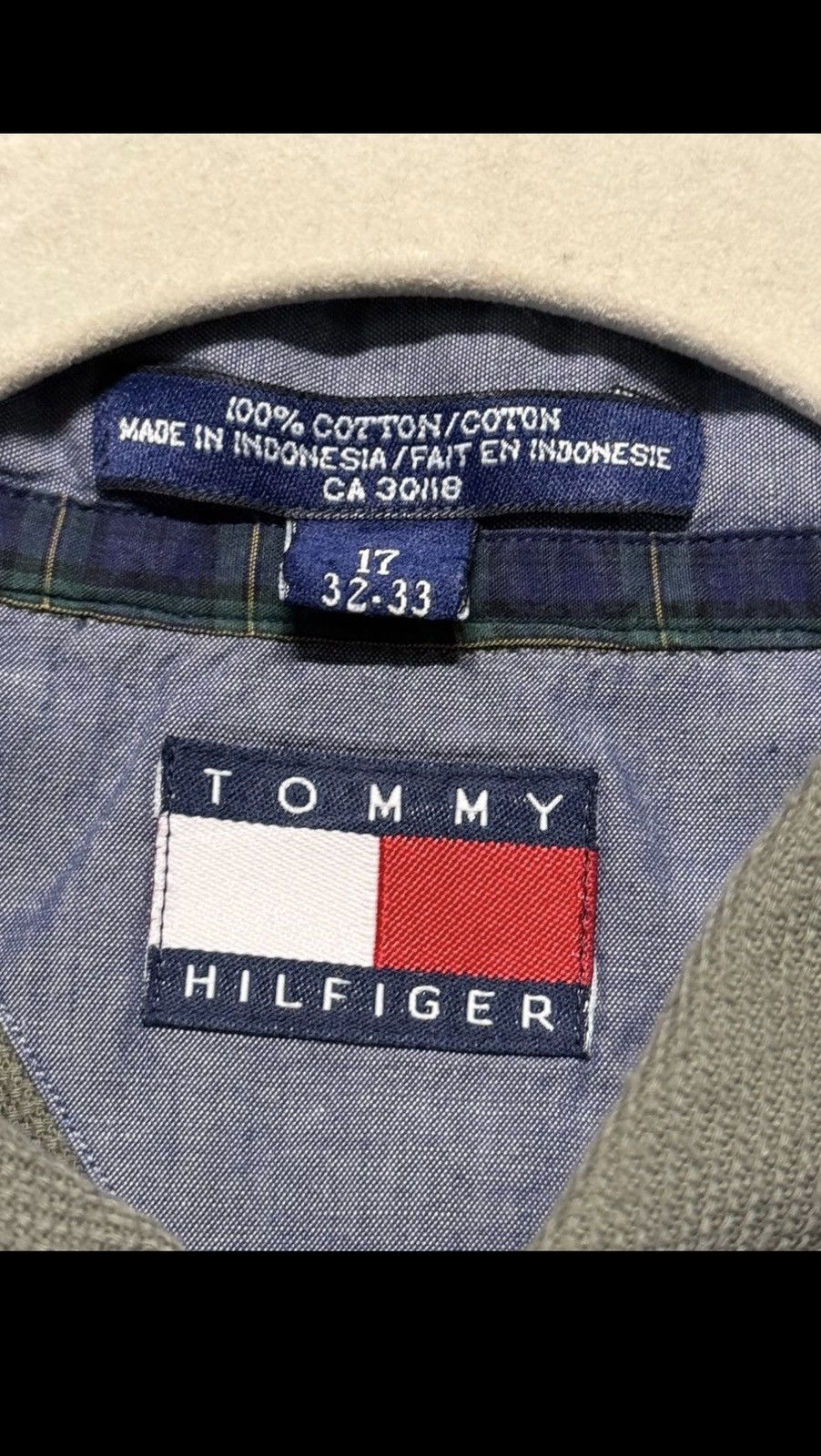 Tommy Hilfiger tommy hilfiger vintage button up shirt Size US XL / EU 56 / 4 - 2 Thumbnail