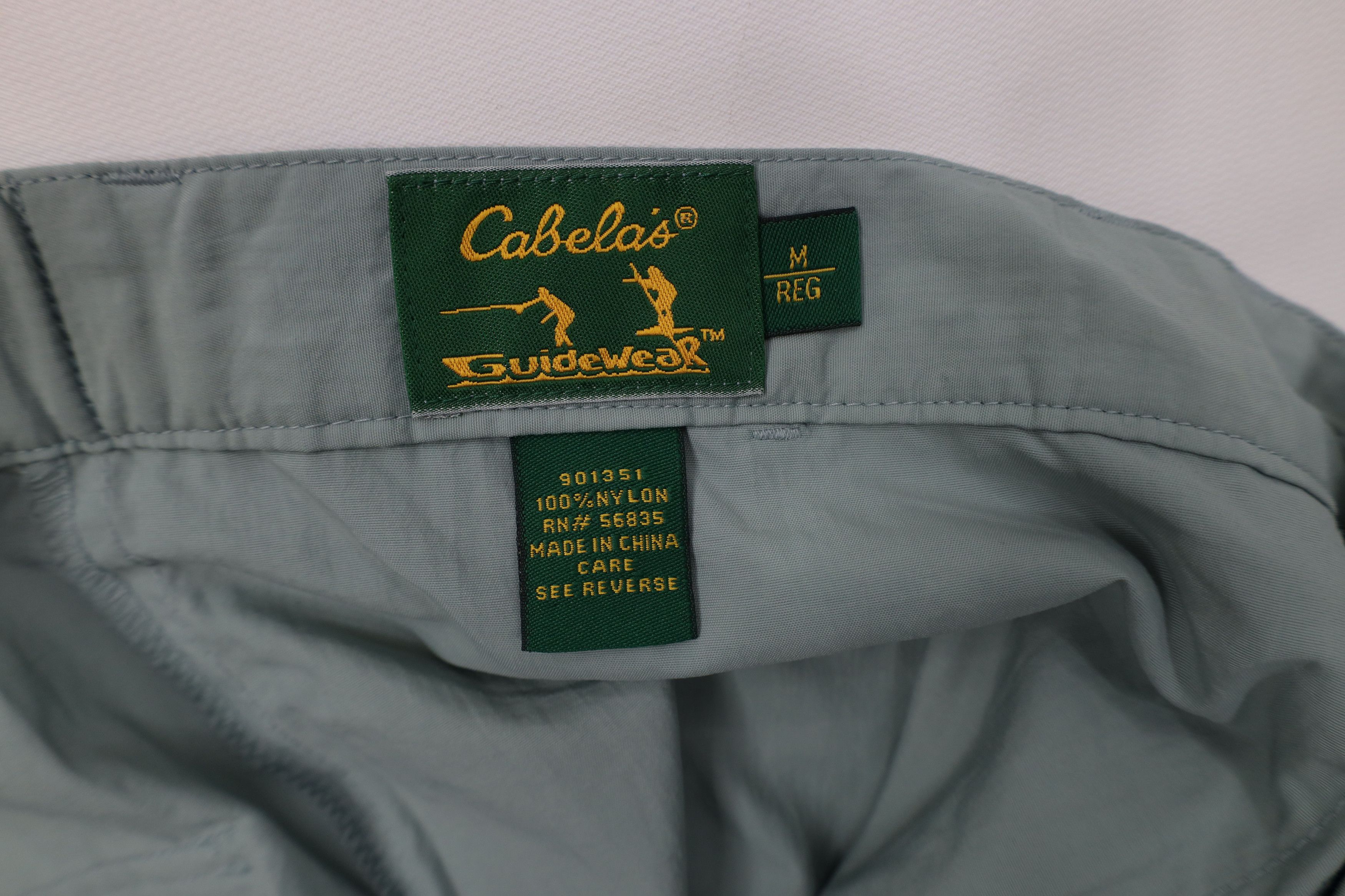 Cabelas Vintage 90s Y2K Cabelas Guidewear Cargo Pants Shorts Teal Size US 34 / EU 50 - 8 Thumbnail