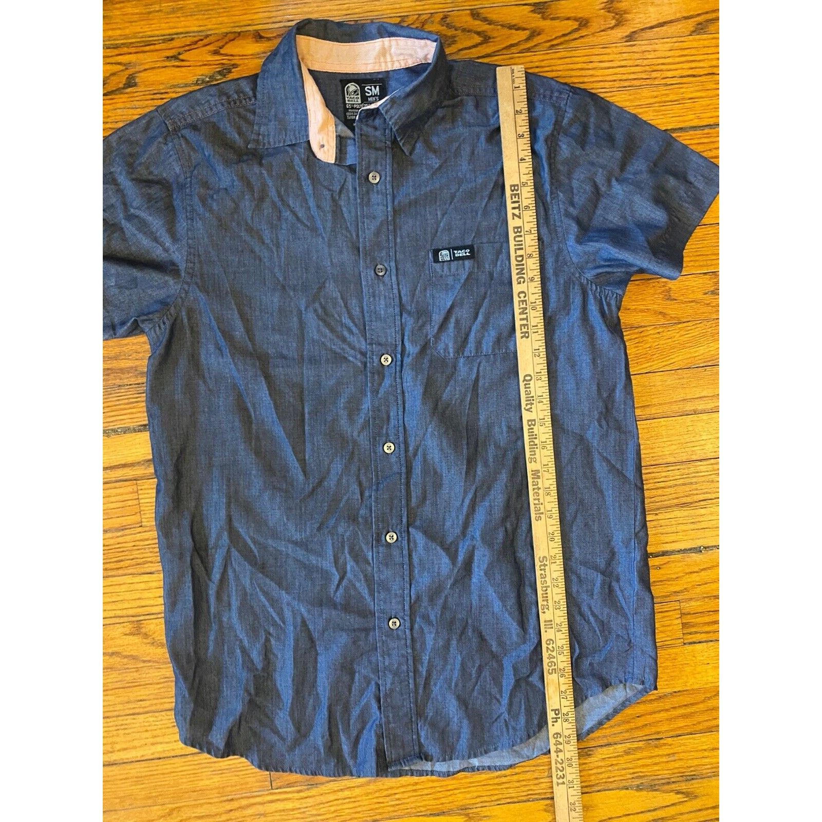 Other TACO BELL L Men’s Small Shirt Employee Uniform Restaurant Size US S / EU 44-46 / 1 - 6 Thumbnail