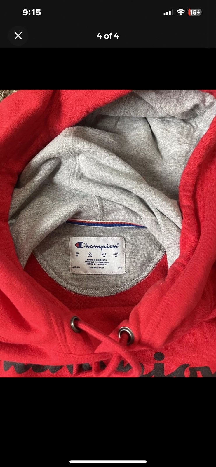Champion Mens Champion Pull-Over Hoodie Size US M / EU 48-50 / 2 - 4 Thumbnail