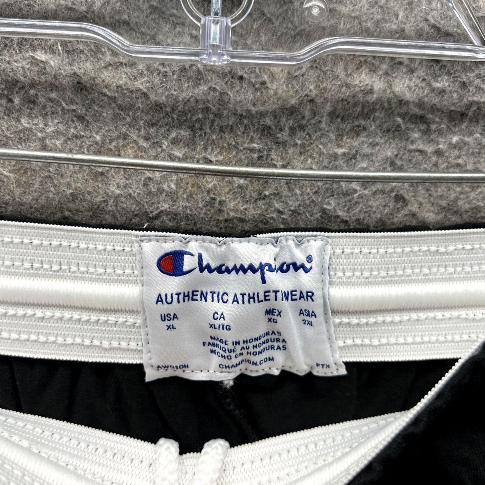 Champion Champion Jersey Shorts Mens XL Black 9 Inch Athletic Gym Drawstring Pockets Size US XL / EU 56 / 4 - 3 Thumbnail
