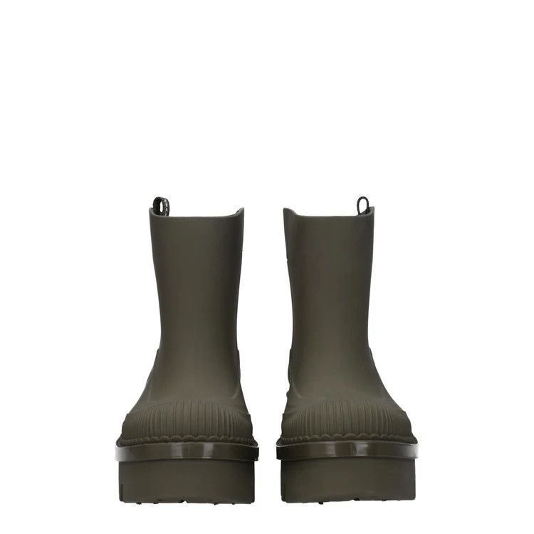 Chloe ob1o1e1024 Rubber Ankle Boots in Green Size US 6 / IT 36 - 3 Thumbnail