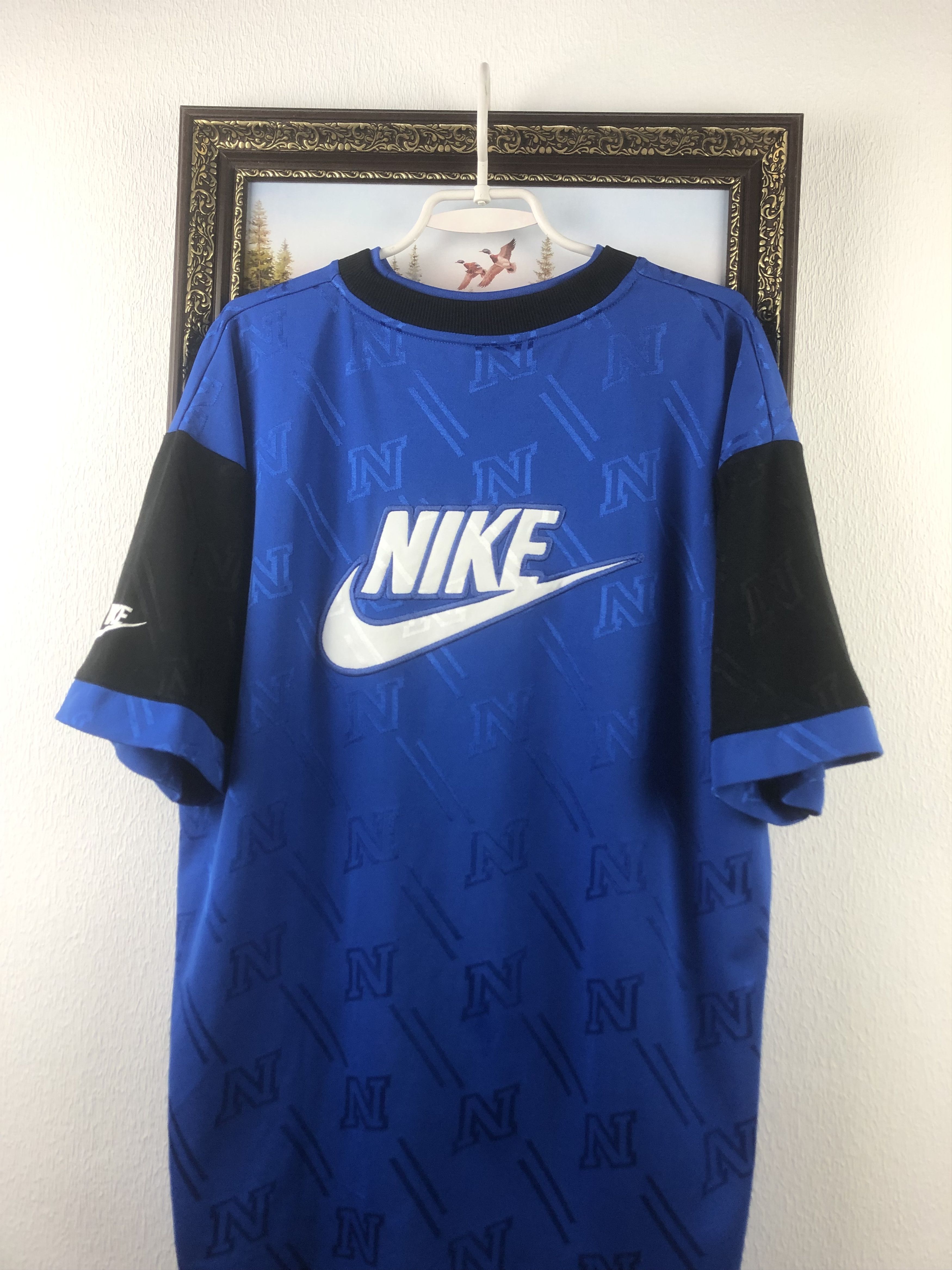 Nike Vintage Paris Saint-Germain Shirts Template Soccer Jersey Size US XL / EU 56 / 4 - 12 Thumbnail