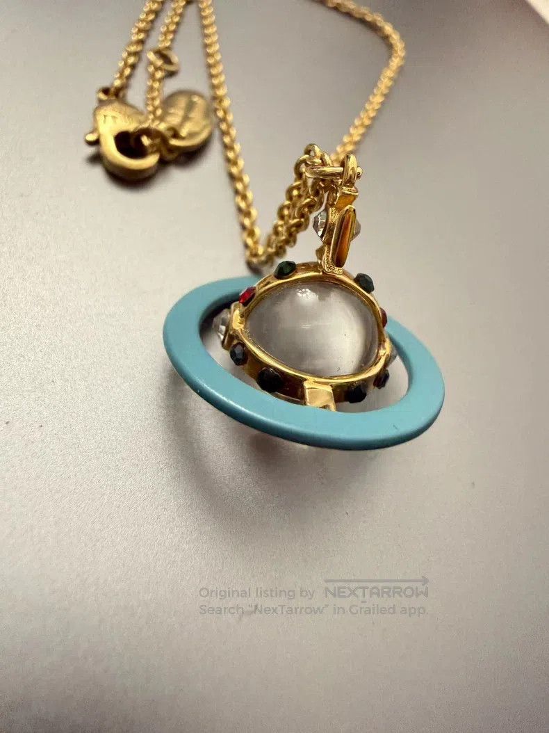 Vivienne Westwood Vivienne Westwood Saturn Colorful Orb Necklace Size ONE SIZE - 2 Thumbnail