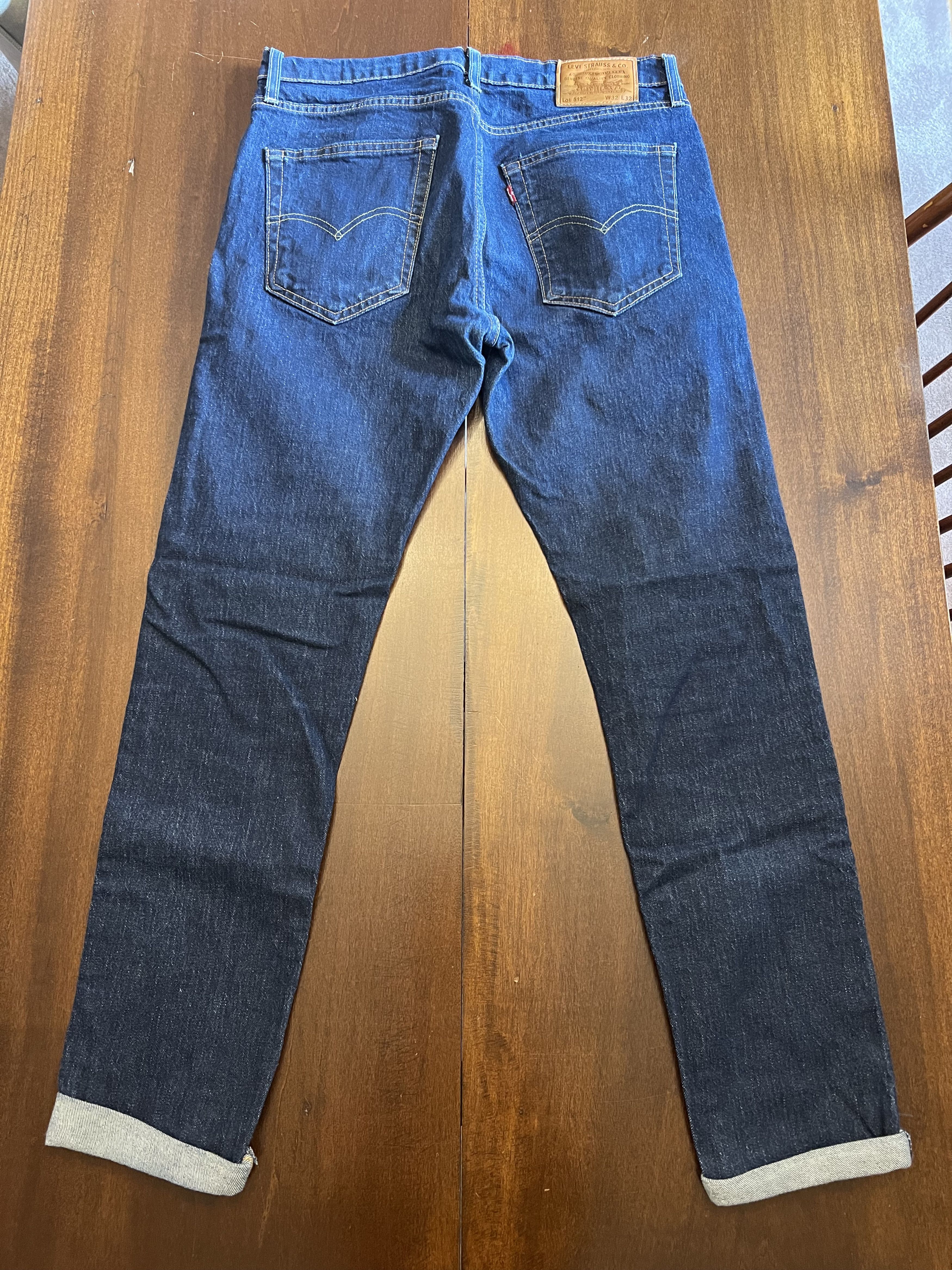 Levi's Levi Strauss 512 blue jeans for men, size 32x32 Size US 32 / EU 48 - 2 Thumbnail