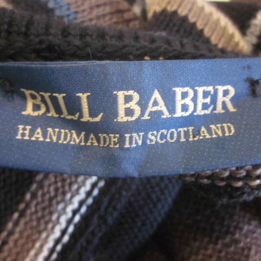 Handmade Bill Baber Handknit in Edinburgh Scotland Brown Crop Cardigan Sweater Size M Size M / US 6-8 / IT 42-44 - 2 Thumbnail