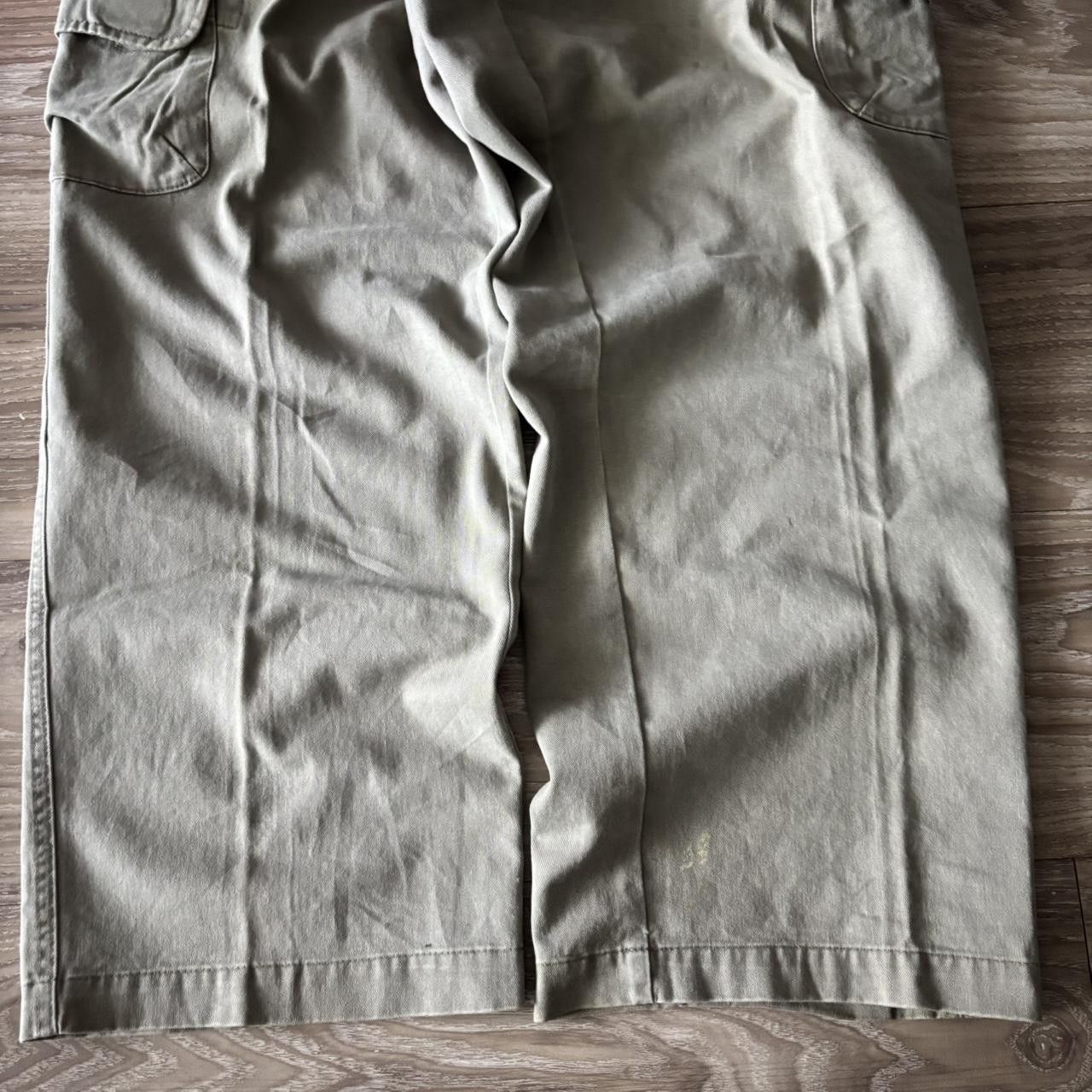Vintage Crazy Vintage Y2K/2000s Baggy Khaki Streetwear Skater Cargo Pants! 36x30 Size US 36 / EU 52 - 6 Thumbnail