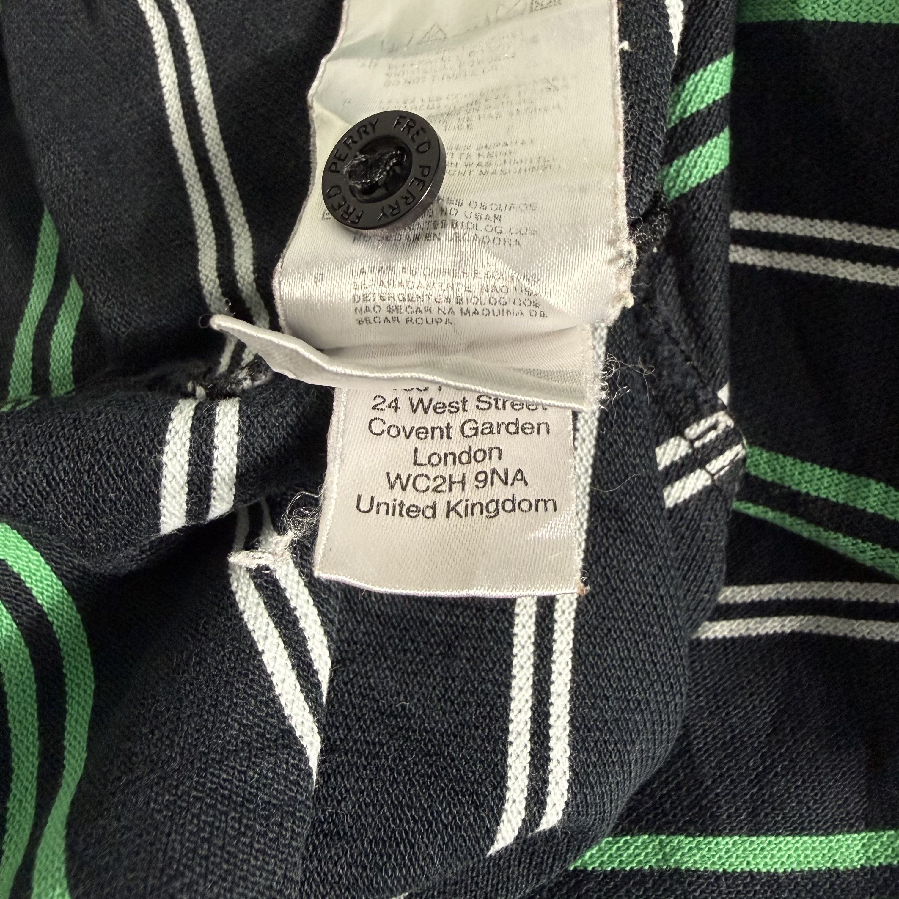 Fred Perry 🔥RARE🔥Vintage Fred Perry Stripes Twin Tipped Polo Shirt Size US M / EU 48-50 / 2 - 8 Thumbnail