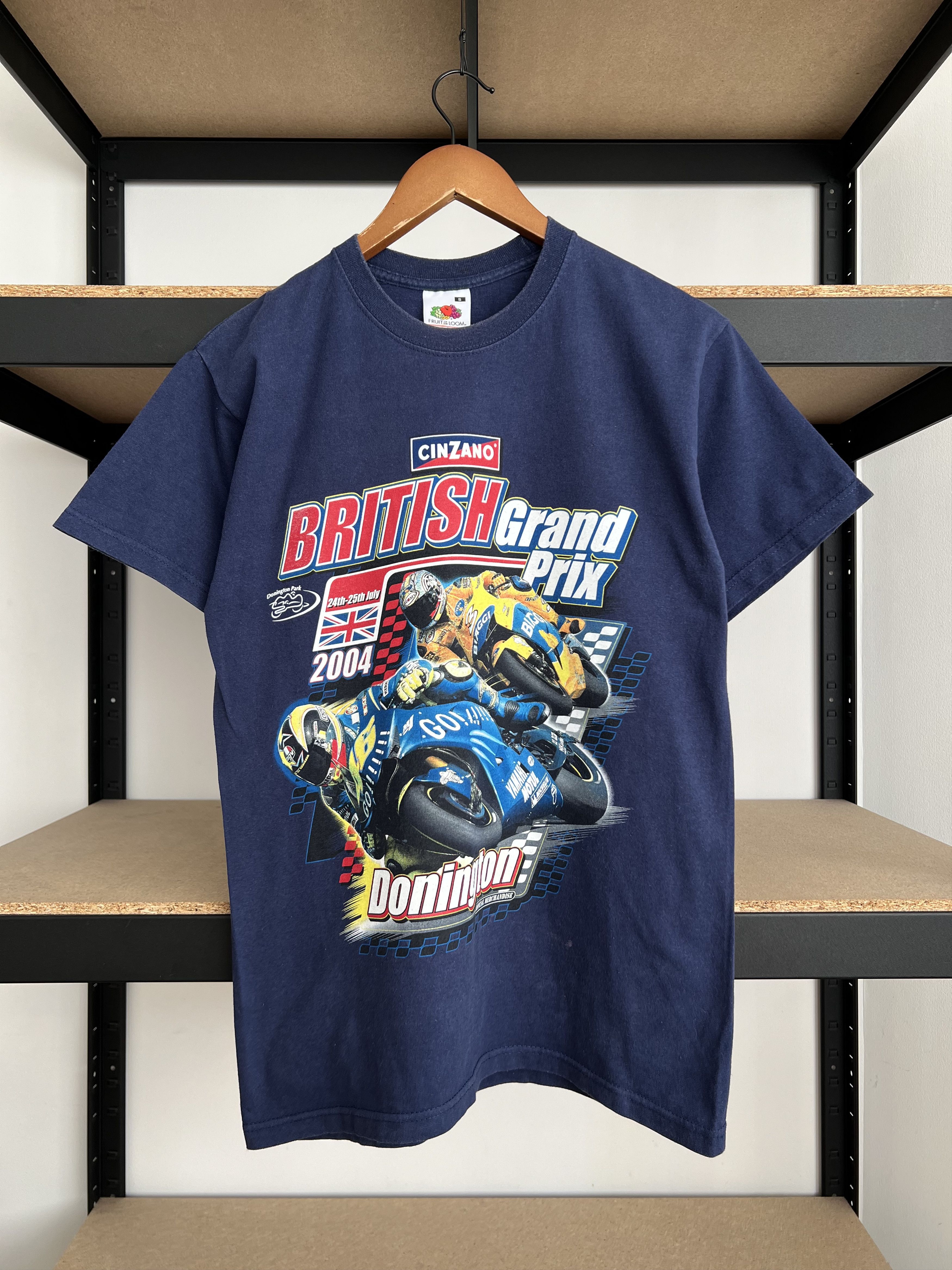 Vintage 2004 British Grand Prix Donington Moto Racing Tshirt