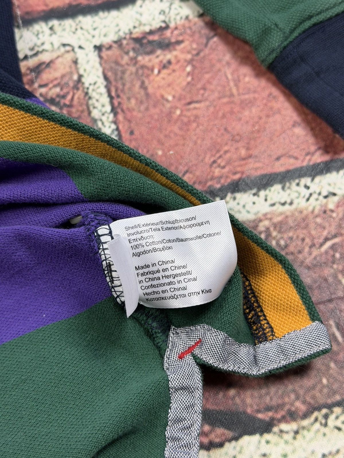 Brooks Brothers Brooks Brothers Long Sleeve Polo Striped Color-Block Rugby Size US XL / EU 56 / 4 - 12 Thumbnail