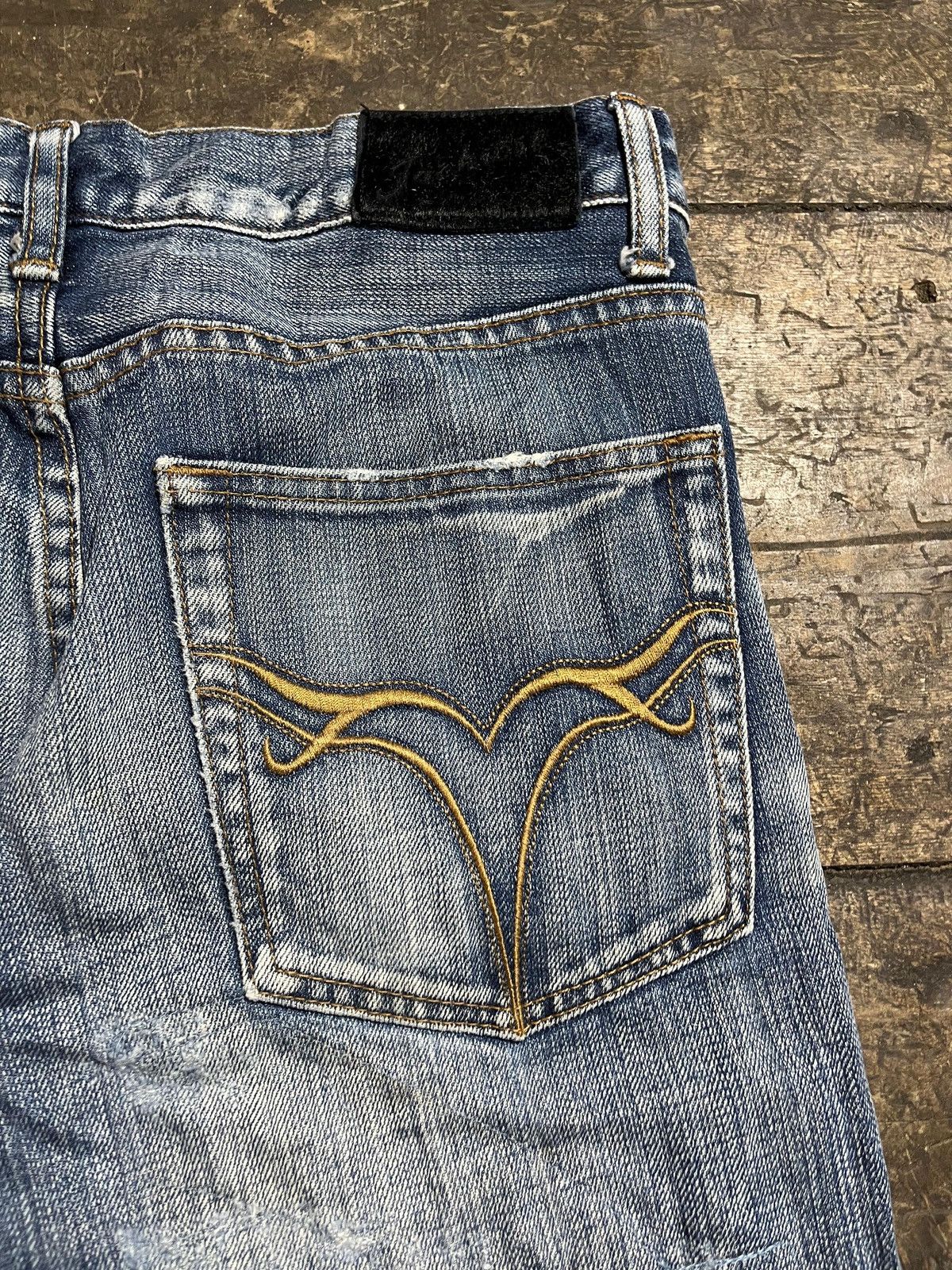 Japanese Brand Denim distressed jackrose vintage Size US 27 - 10 Thumbnail