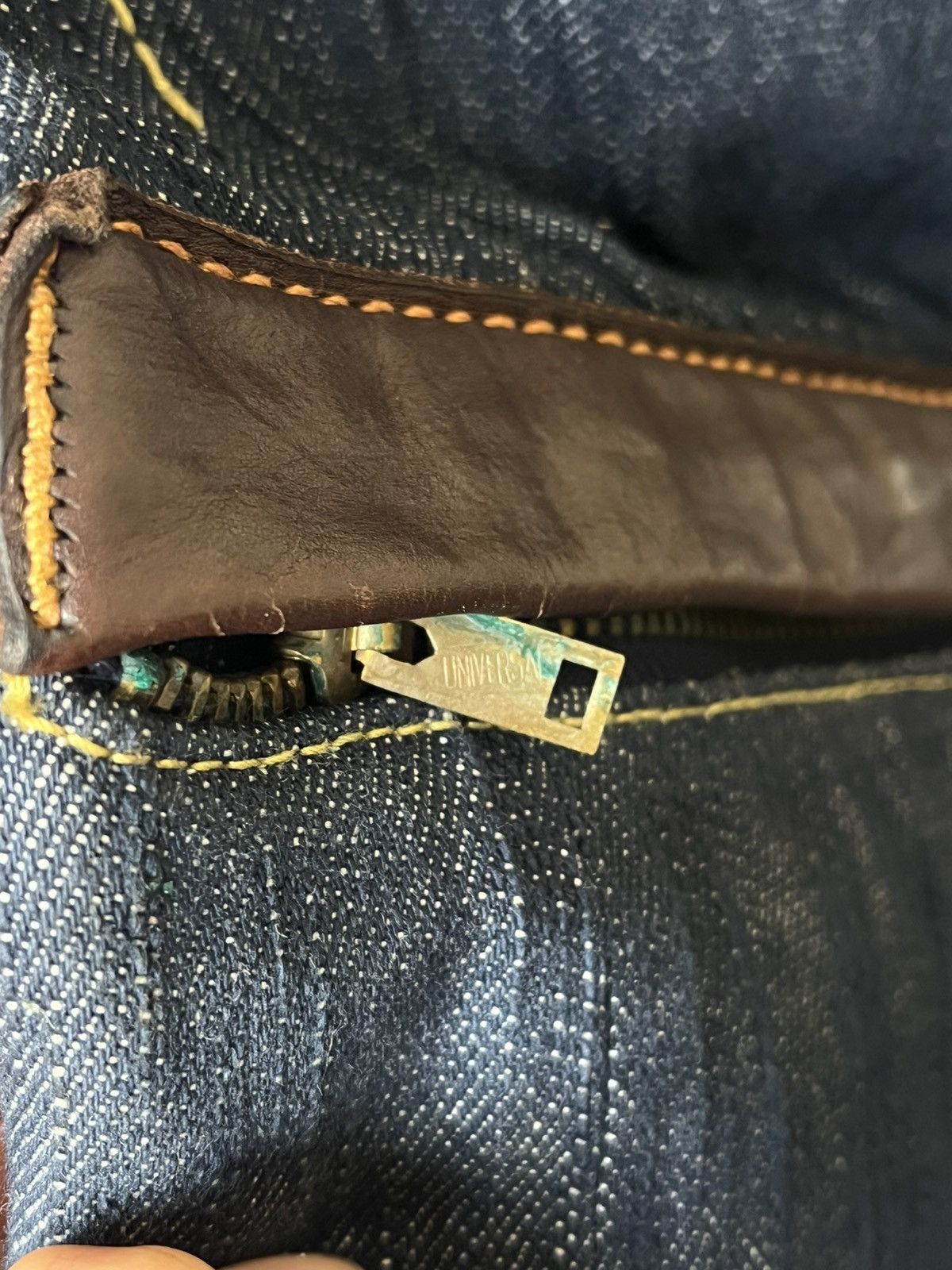 Pure Blue Japan RARE Pure Blue Japan Archive 2000s Flare Cut Selvedge Denim Size US 33 - 7 Thumbnail