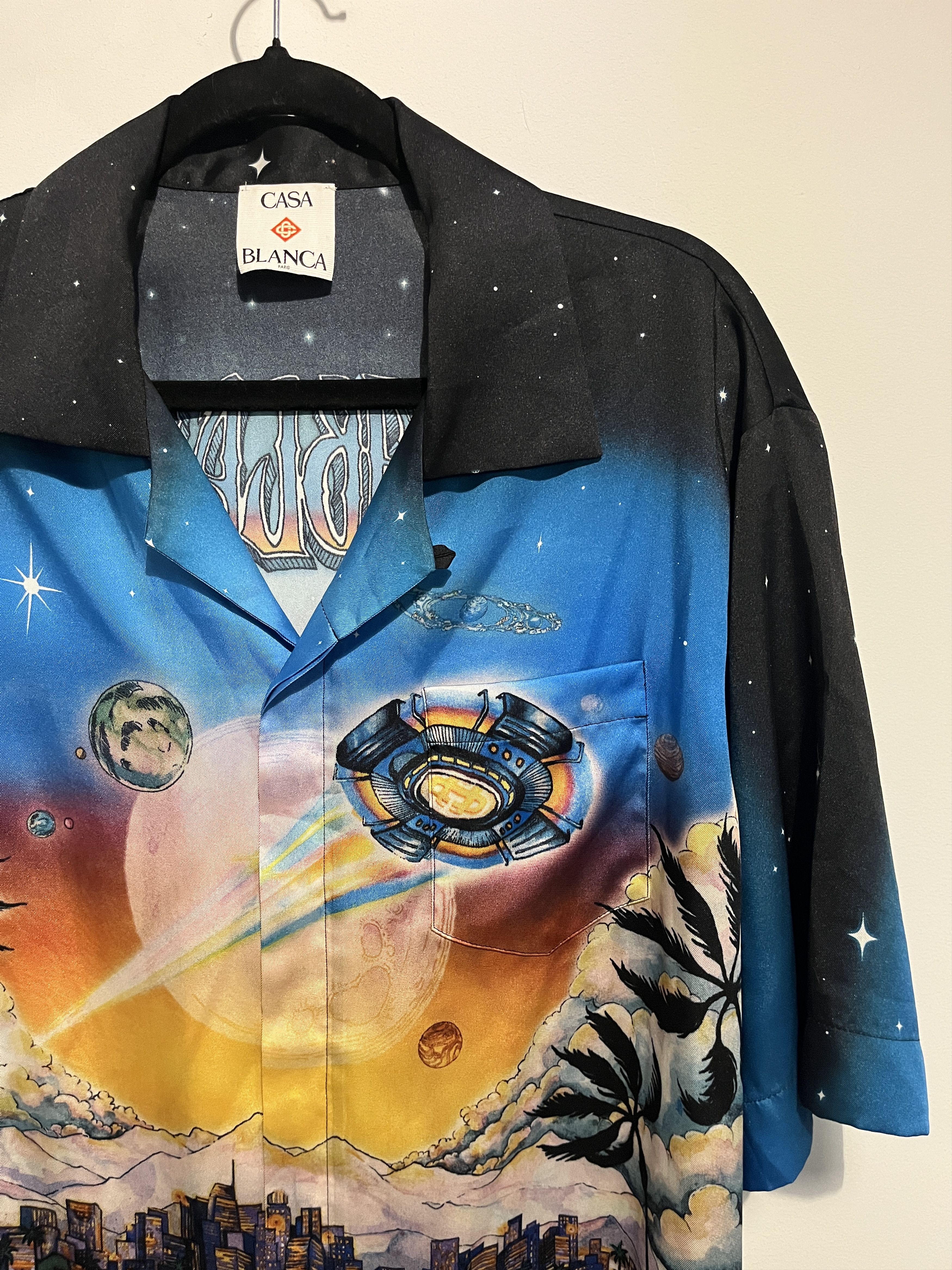 Casablanca Casablanca multi color silk shirt never worn Size US L / EU 52-54 / 3 - 2 Thumbnail