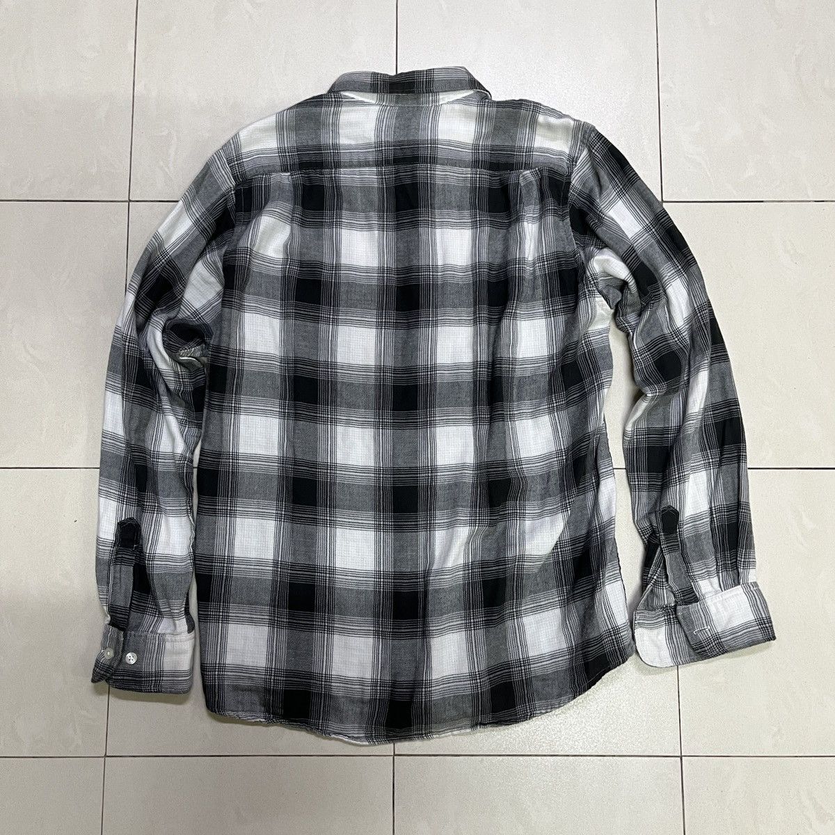 Flannel × Muji × Vintage Muji Checkered/Plaid Flannel Shirt Size US S / EU 44-46 / 1 - 6 Thumbnail