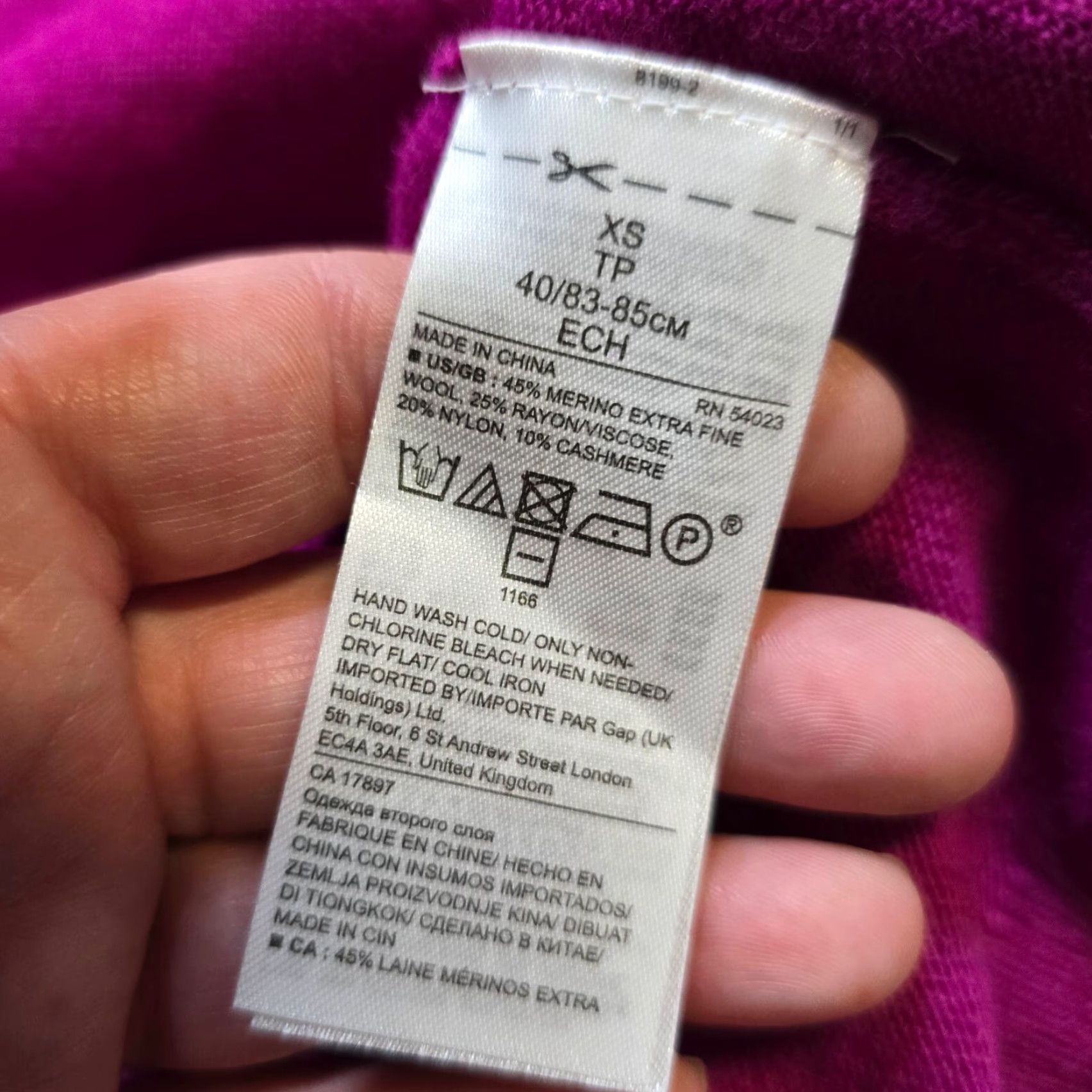 Banana Republic Banana Republic Sweater Womens XS Pink Merino Wool Cashmere Crew Knit Pullover Casual Fall Winter 3-4 Size XS / US 0-2 / IT 36-38 - 7 Thumbnail
