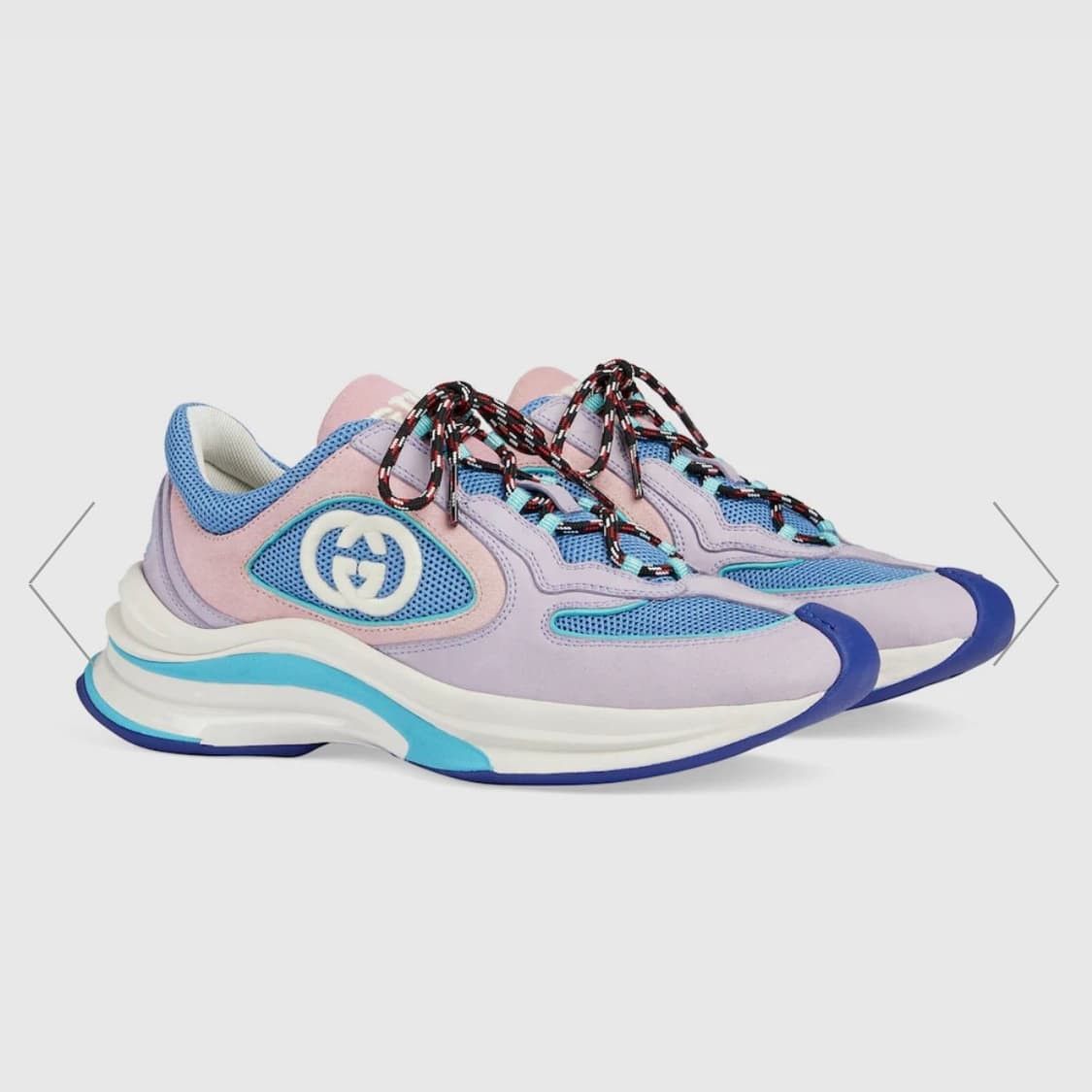 GUCCI PURPLE ‘RUN’ SNEAKERS