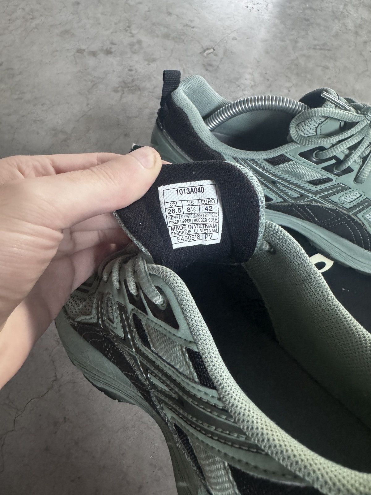 Asics × Kiko Kostadinov Kiko Kostadinov ASICS GEL-Burz 2 mousse de mer Size US 8.5 / EU 41-42 - 6 Thumbnail