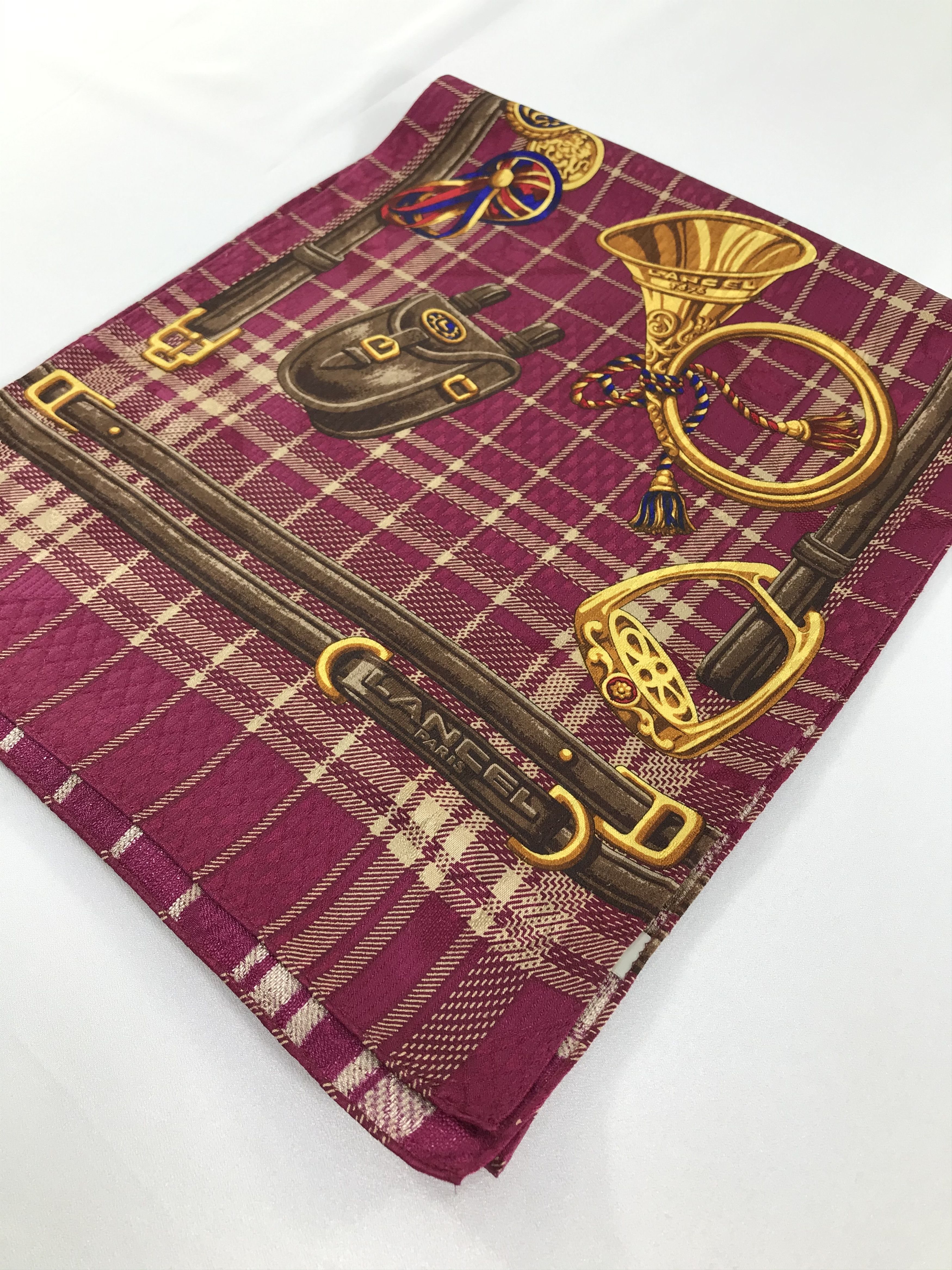 Lancel Vintage Lancel Silk Scarf Size ONE SIZE - 3 Thumbnail