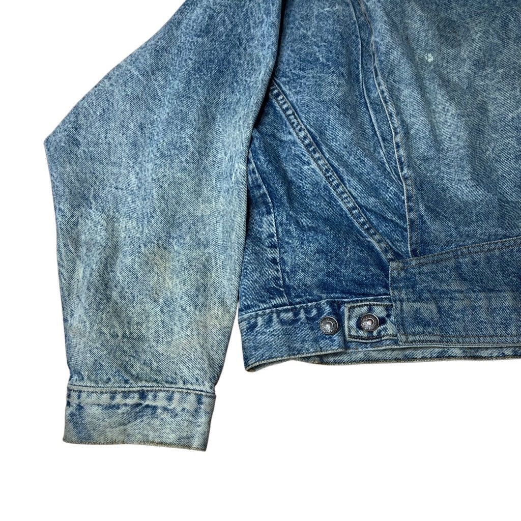 Levi's × Levi's Vintage Clothing × Vintage VTG 80s Levi’s Acid Wash Denim Trucker Jacket XL Thrashed Size XL / US 12-14 / IT 48-50 - 9 Thumbnail