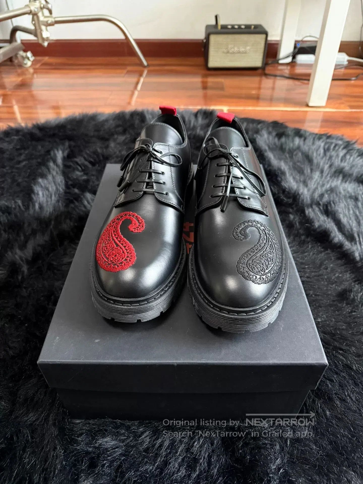 424 Unique 424 Cashew Derby Shoes Size 43. Size US 10 / EU 43 - 3 Thumbnail