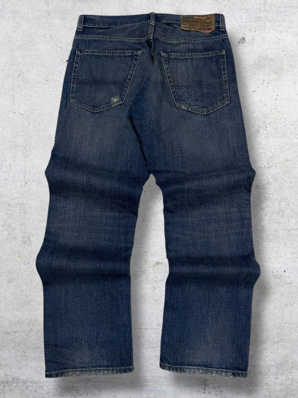 Polo Ralph Lauren VINTAGE POLO RALPH LAUREN SUPPLY DISTRESSED INDIGO DENIM Size US 33 - 8 Thumbnail