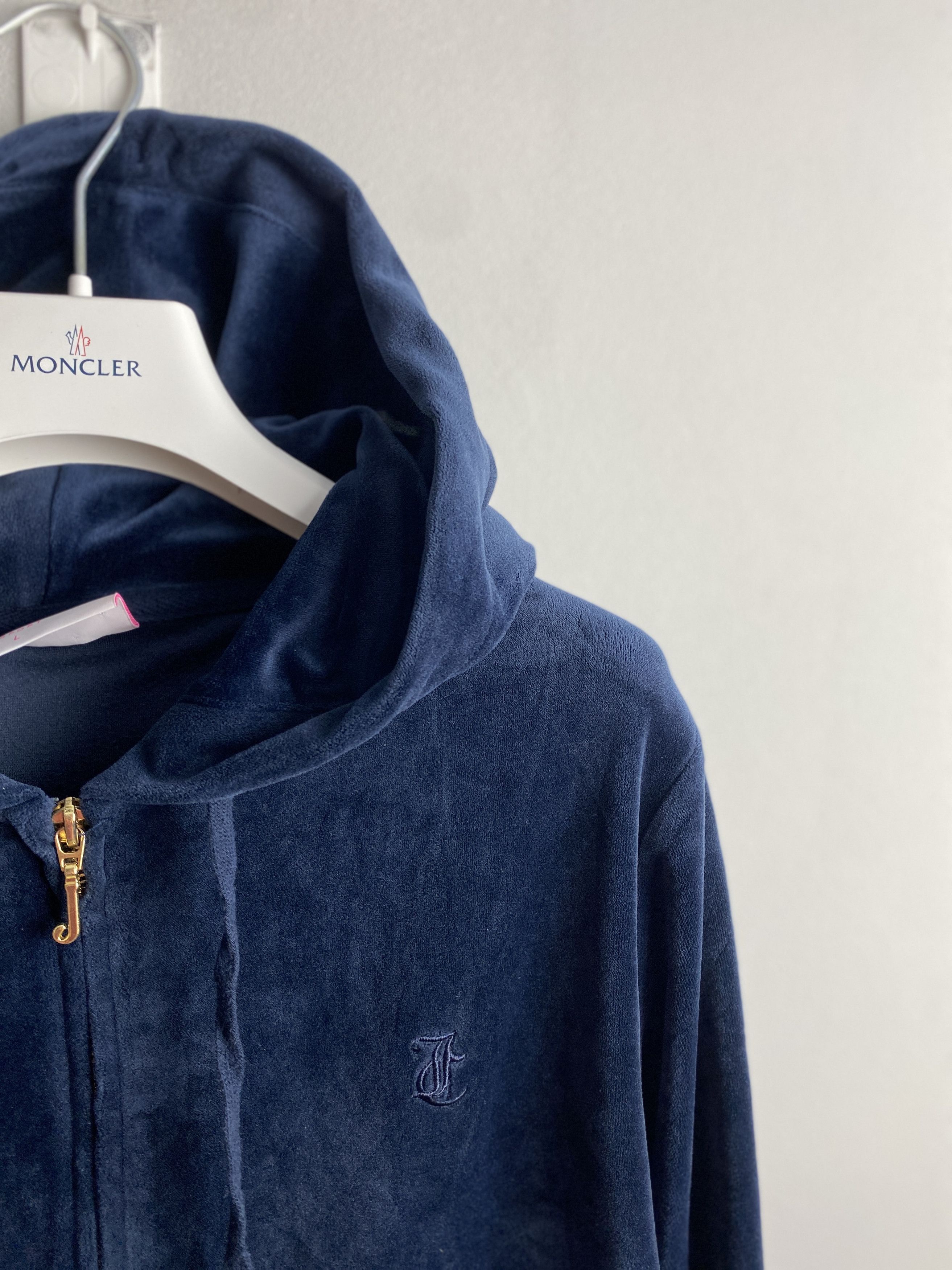 Juicy Couture Juicy Couture casual basic velvet zip-up hoodie y2k Size L / US 10 / IT 46 - 2 Thumbnail