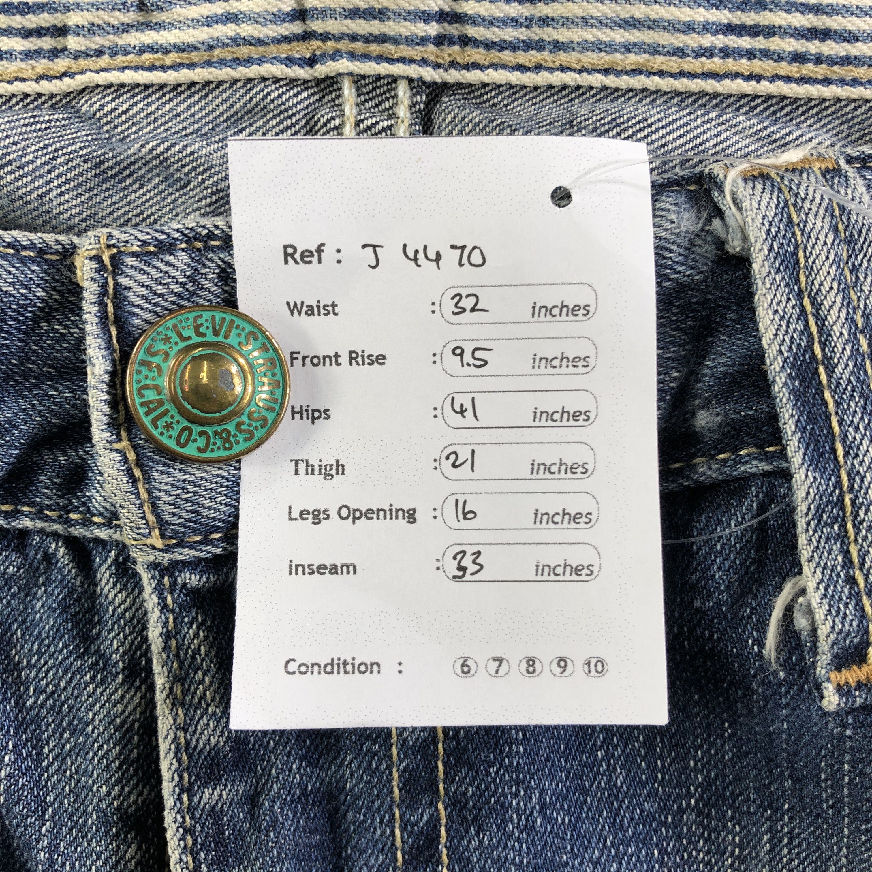 Levi's Vintage Levis Jeans-J4470 Size US 32 / EU 48 - 11 Thumbnail