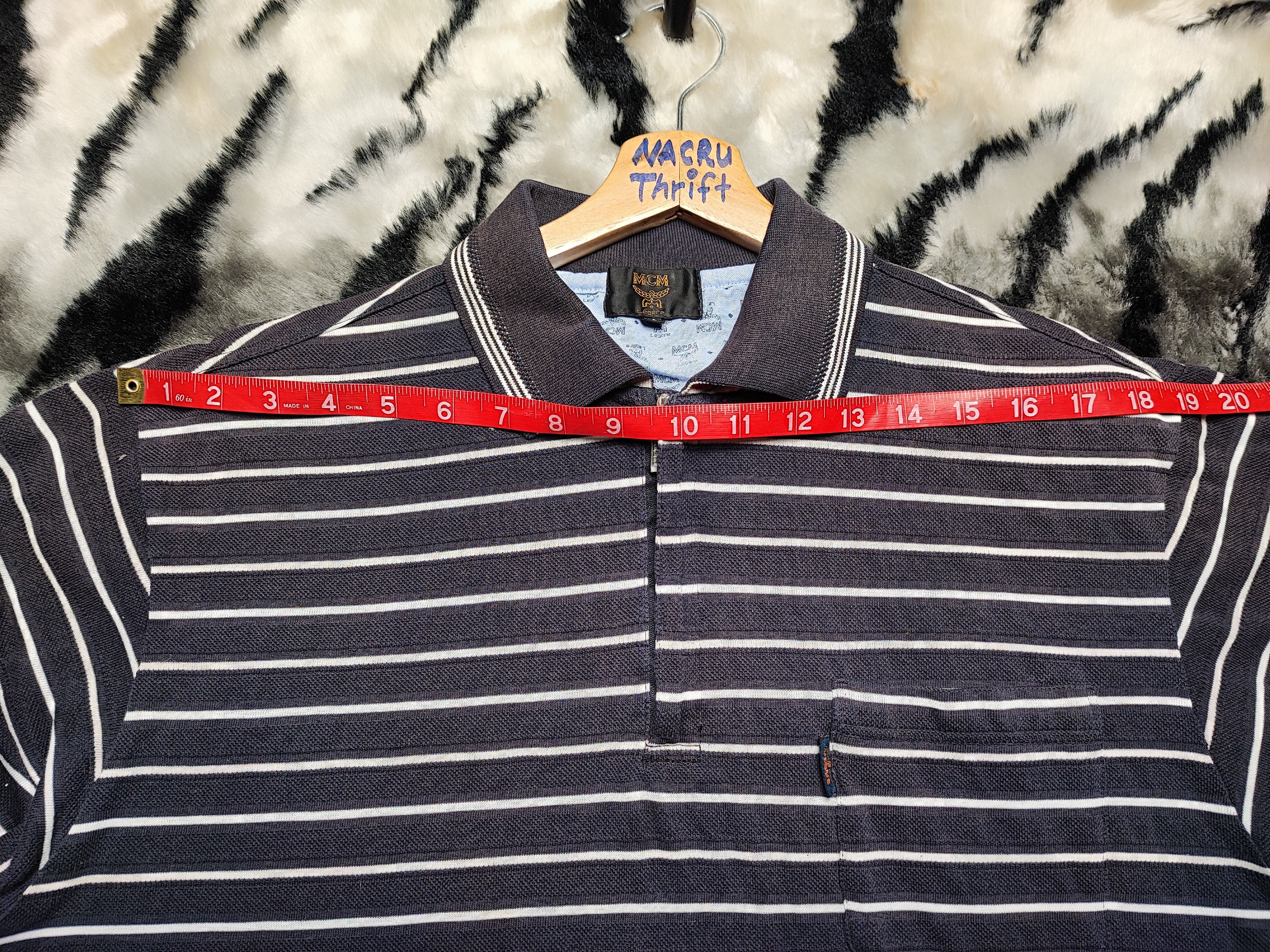 MCM Vintage 90s Pocket Polo Tshirt by MCM Size US L / EU 52-54 / 3 - 19 Thumbnail