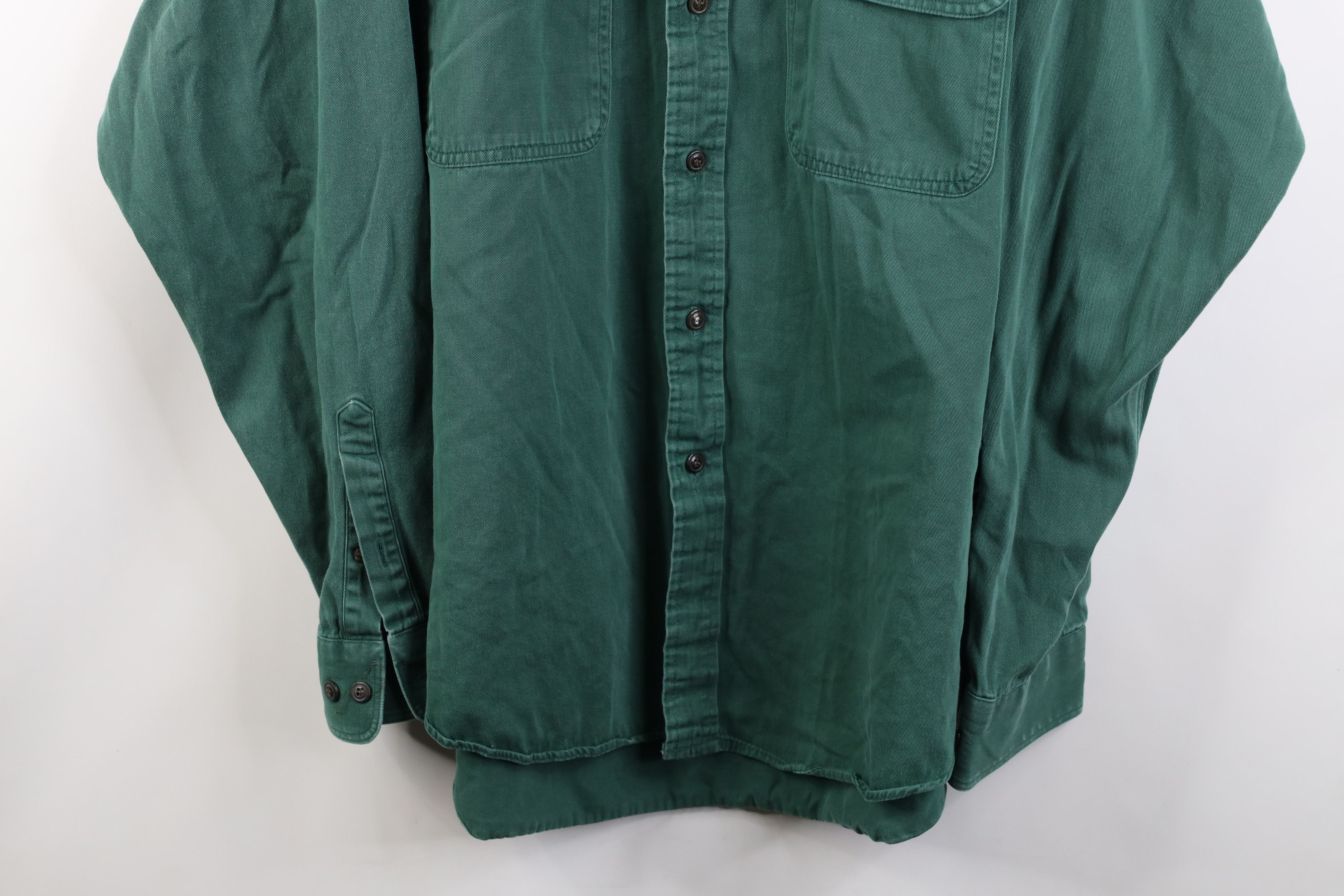 American Eagle Outfitters Vintage 90s American Eagle Outfitters Twill Button Shirt Size US XL / EU 56 / 4 - 3 Thumbnail