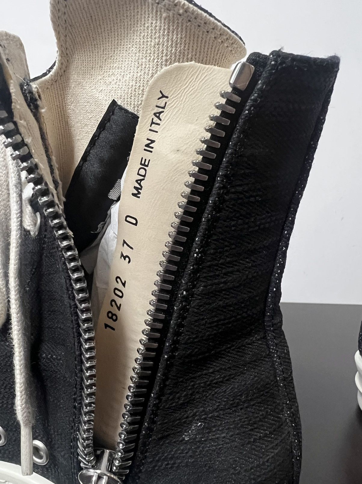 Rick Owens Drkshdw Rick owens ramones high top sneakers sz37 Size US 7 / IT 37 - 8 Thumbnail