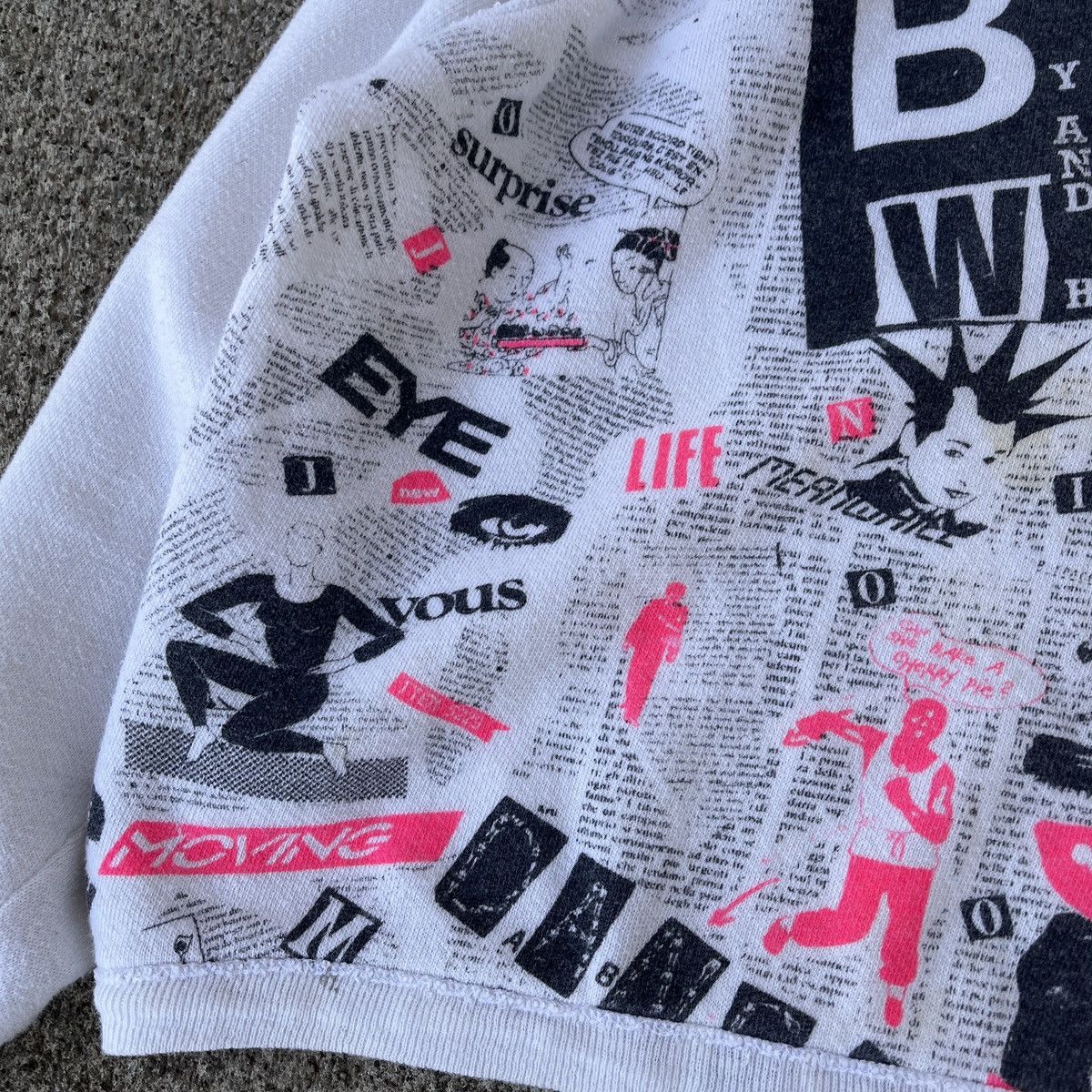 Vintage Vintage Cropped Punk Boxy Crewneck Rare 80's 24x17 Size L / US 10 / IT 46 - 5 Thumbnail