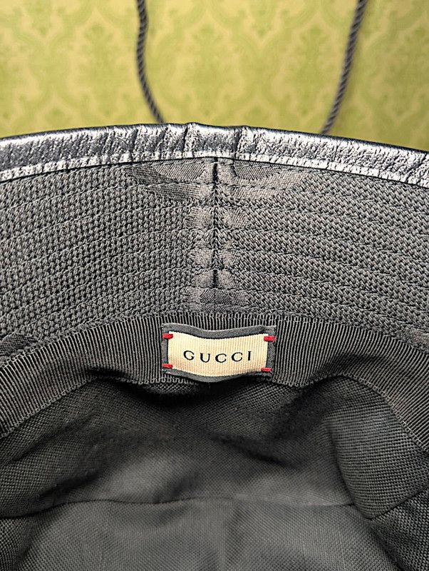 Gucci Black Gucci Jumbo GG Canvas Bucket Hat | Size XL Size ONE SIZE - 6 Thumbnail