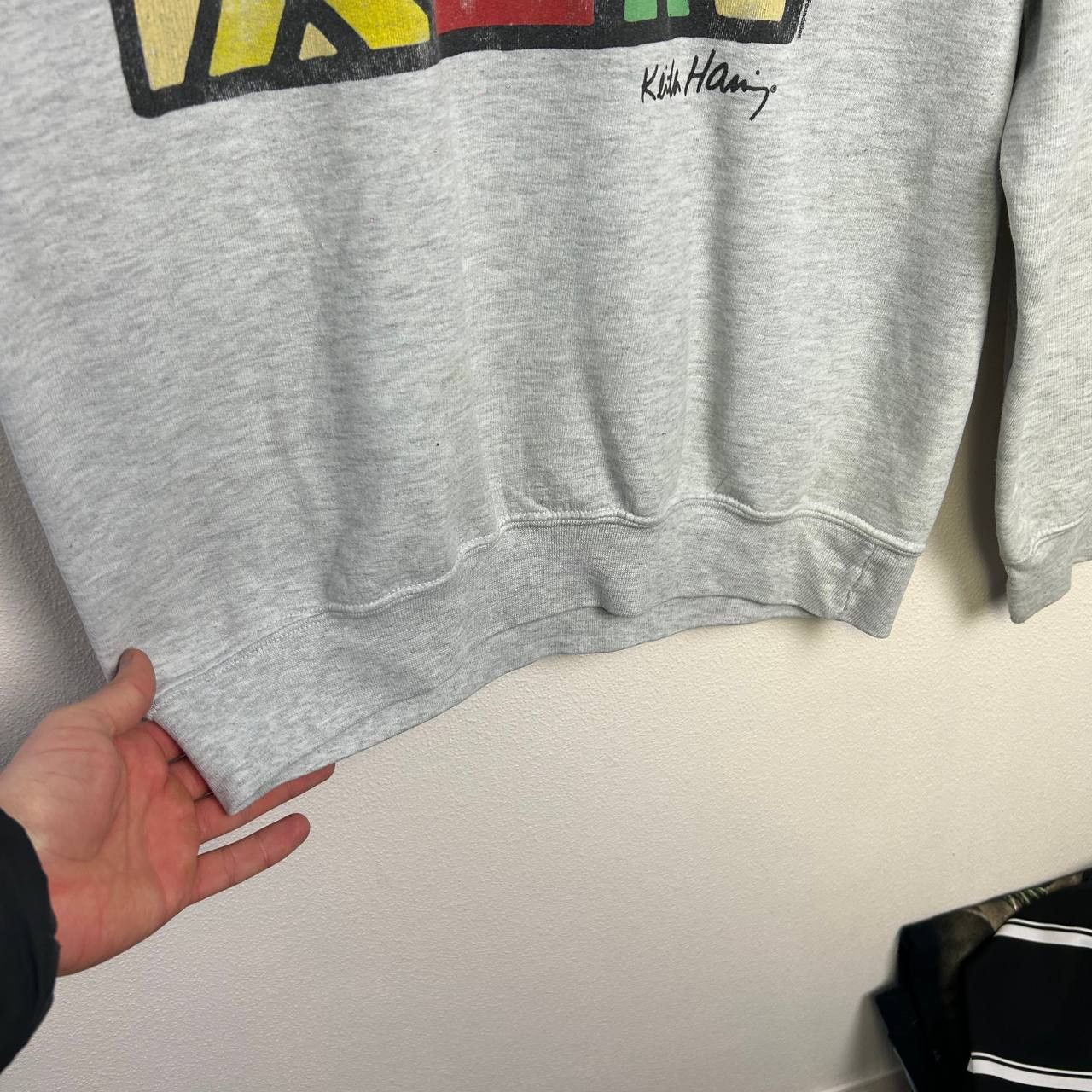 Keith Haring Vintage Kaith Haring Designer 90s rare streetwear sweatshirt Size US L / EU 52-54 / 3 - 11 Thumbnail