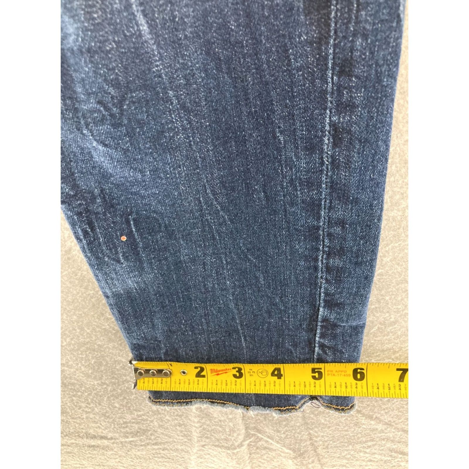 Vintage Vigoss Jeans Womens 28x27 Thompson Tomboy Skinny Pants Distressed Low Rise Size 28" / US 6 / IT 42 - 6 Thumbnail