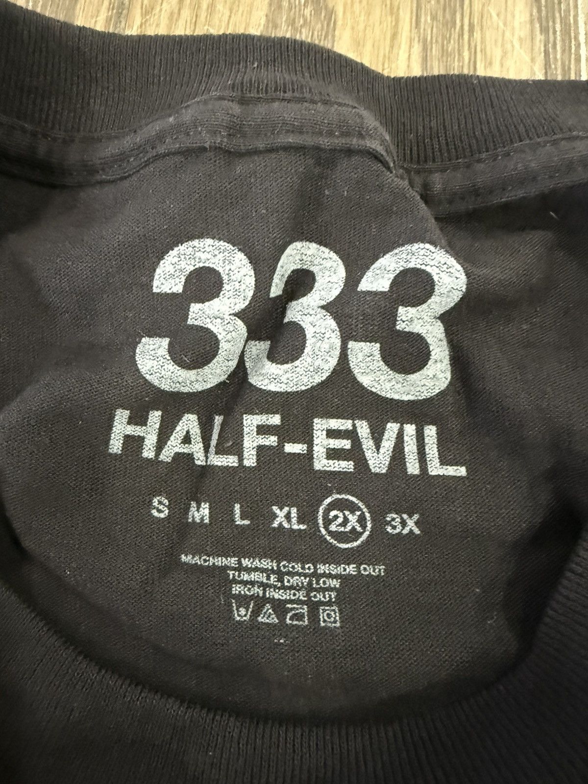 Grailed ⚡️ Half Evil 333 Half Evil Records Tee Shirt Black XXL 2XL ⚡️ Size US XXL / EU 58 / 5 - 3 Thumbnail