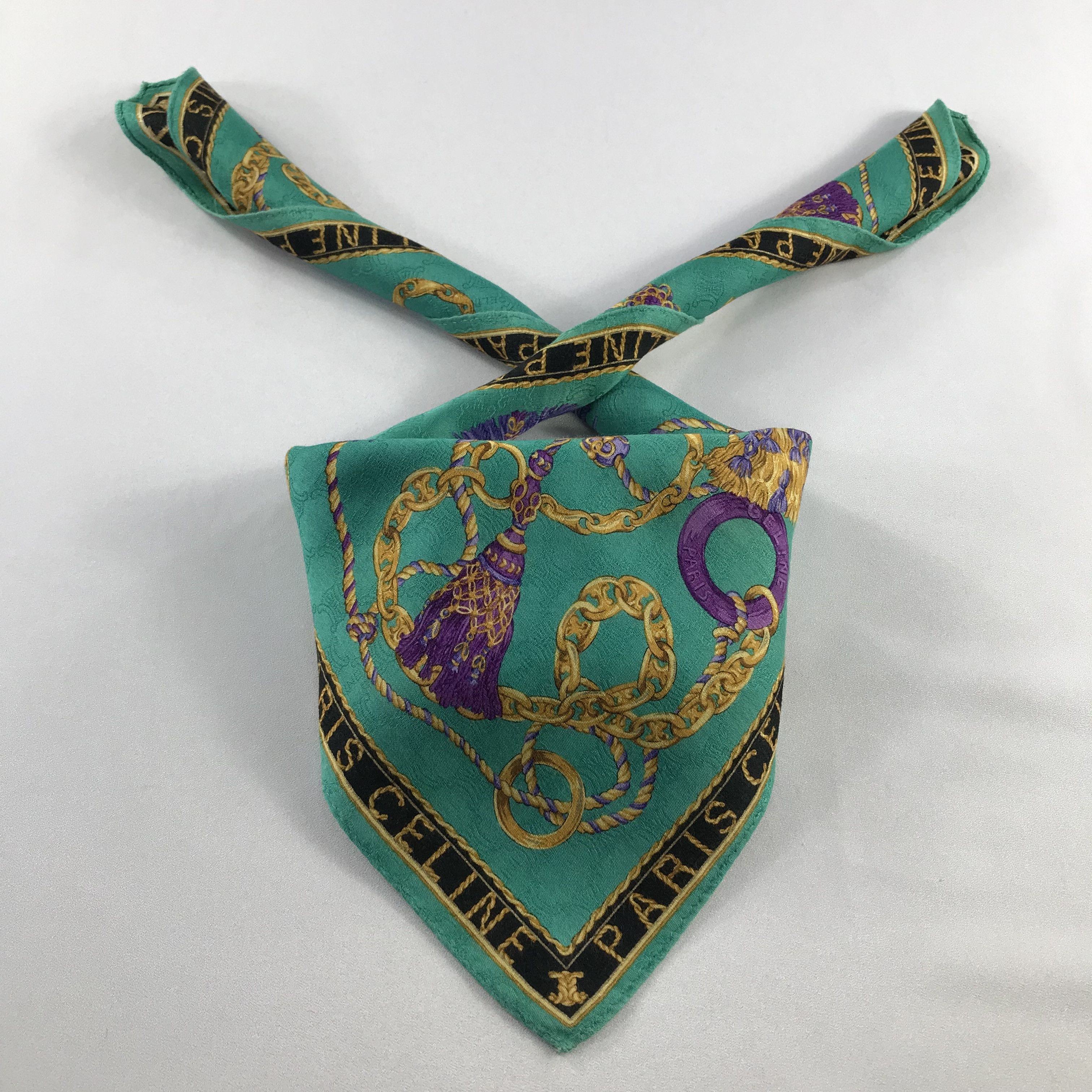 Celine Celine Handkerchief / Bandana / Neckerchief C549 Size ONE SIZE - 1 Thumbnail