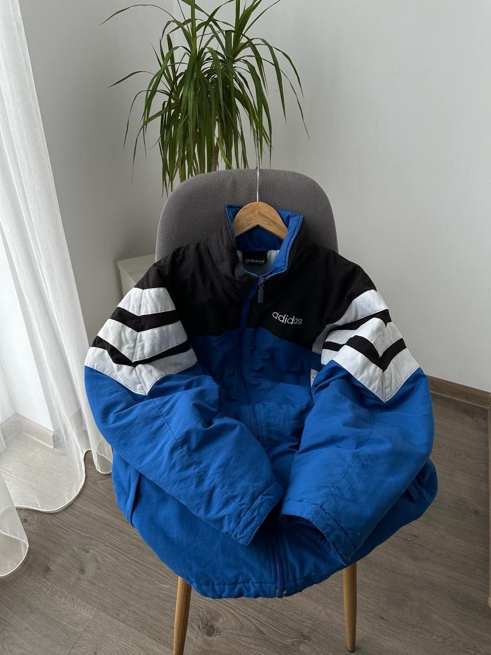 Adidas × Vintage Vintage Adidas Retro Blue 90’s Distressed Jacket Size US L / EU 52-54 / 3 - 13 Thumbnail