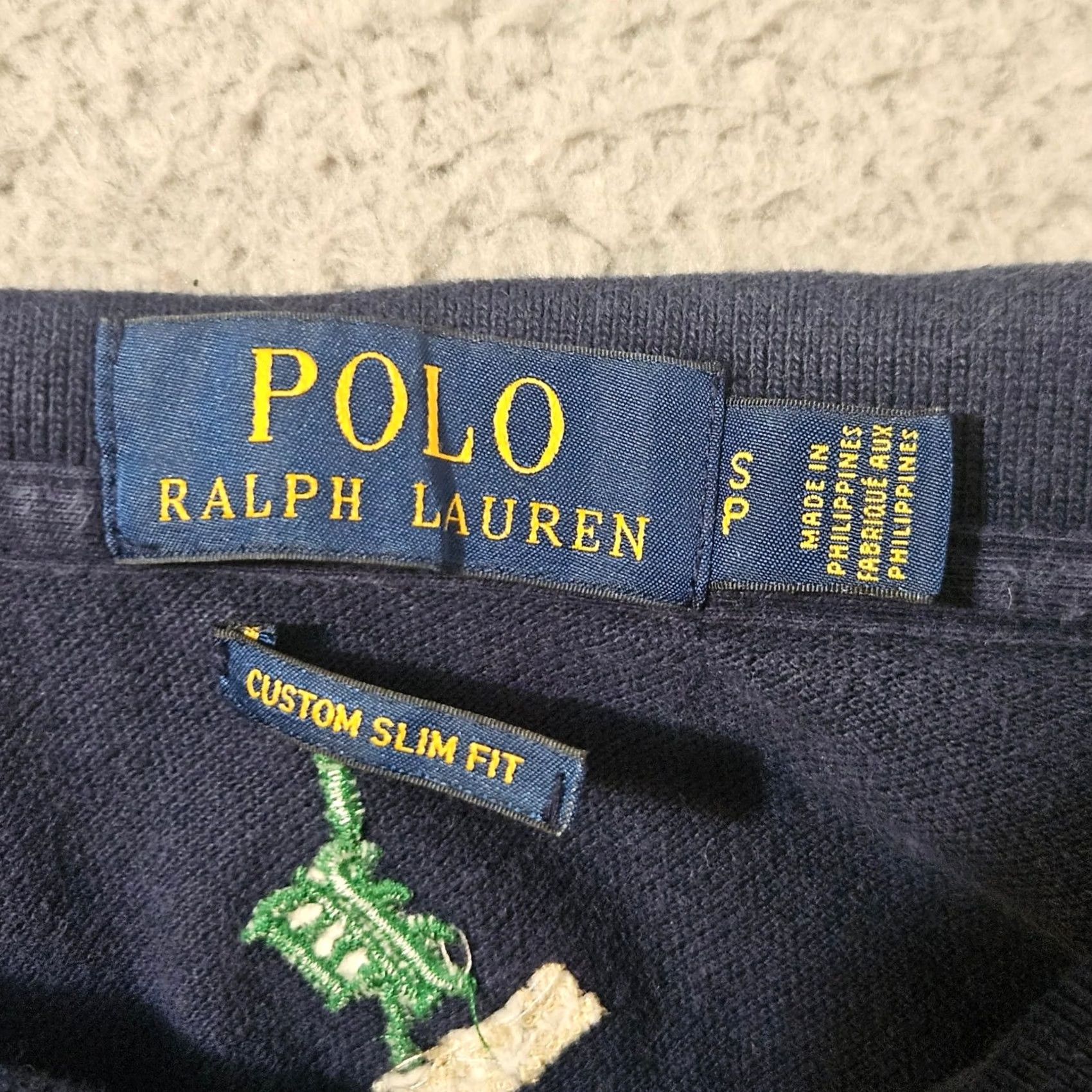 Polo Ralph Lauren Polo Ralph Lauren Shirt Polo Bear University College Polos Embroidered Blue Slim Fit S Men Size US S / EU 44-46 / 1 - 5 Thumbnail