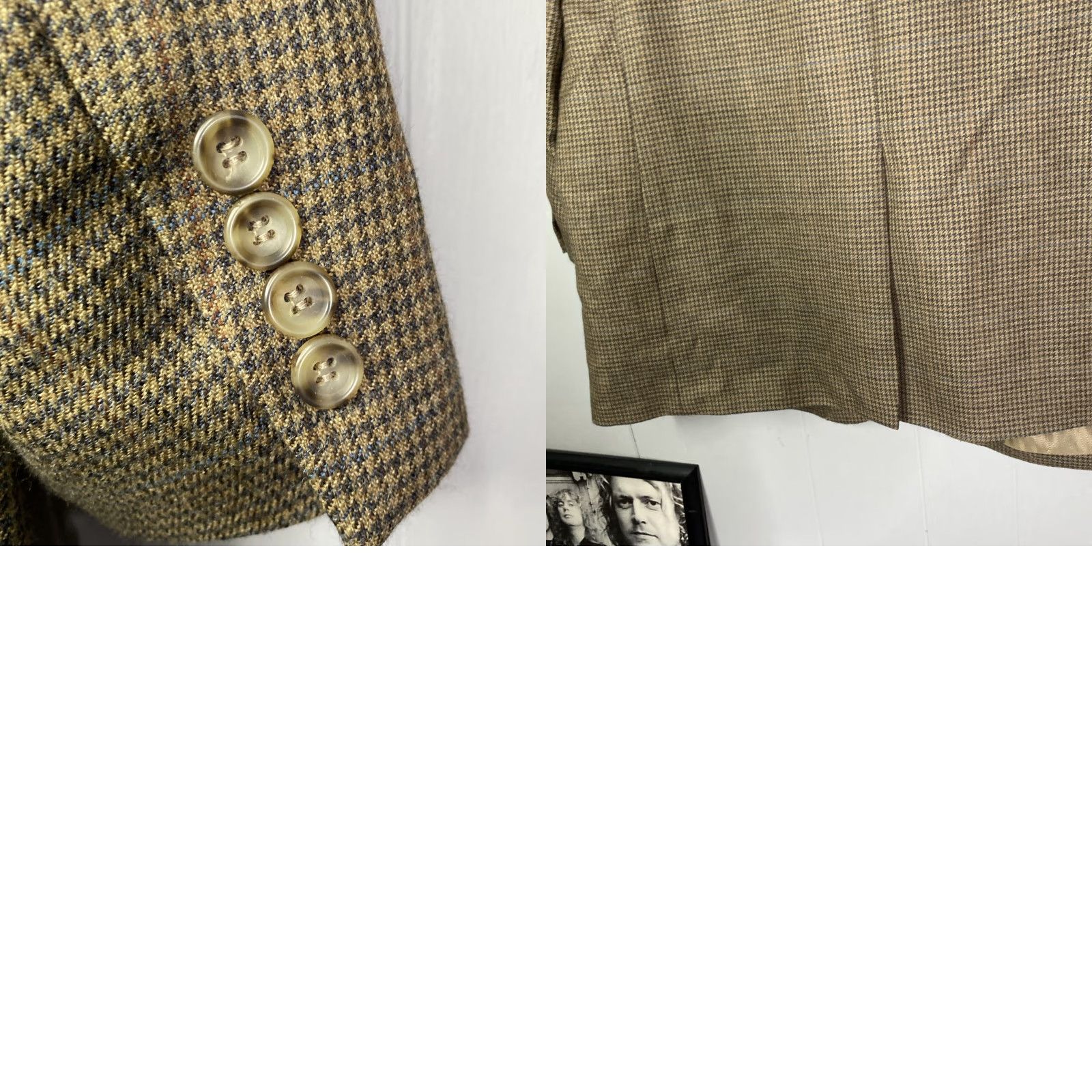 Joseph Joseph & Feiss Blazer Mens 50 Brown Lambswool Wool Sport Coat Jacket Size 50R - 9 Thumbnail