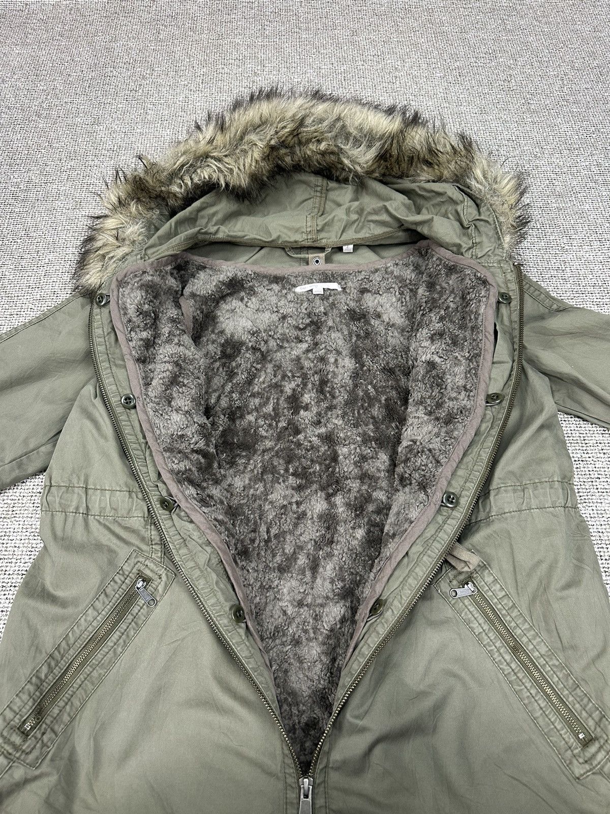 Gap Gap Fur Army Parka Jacket Z251 Size US M / EU 48-50 / 2 - 6 Thumbnail
