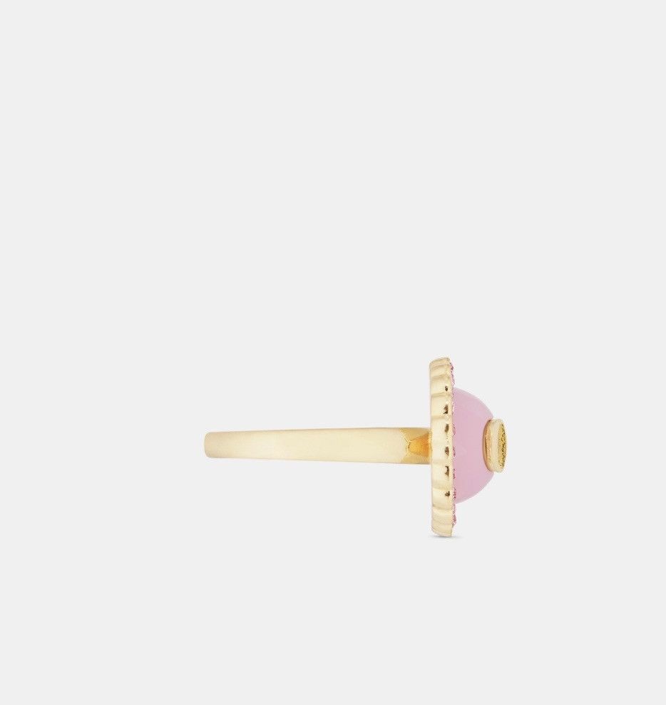 Dior Christian Dior Petit CD Baroque Ring Gold-Finish Metal Size ONE SIZE - 2 Thumbnail
