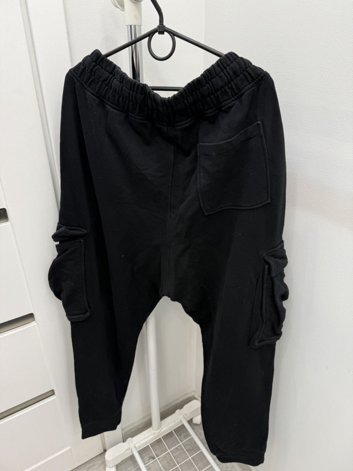 Allsaints Allsaints Rick Owens Style Drop Crotch Cargo Sweatpants Size US 34 / EU 50 - 2 Thumbnail