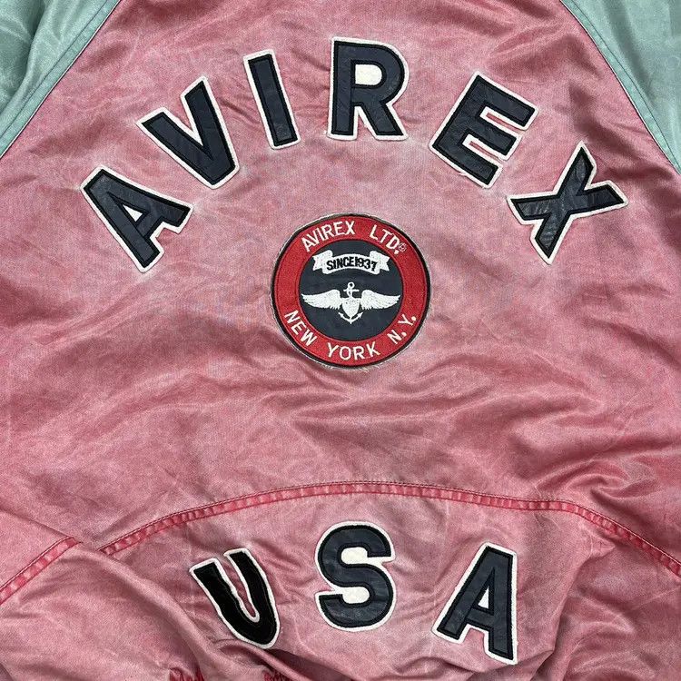 Avirex Vintage Avirex USA Varsity Jacket Size US M / EU 48-50 / 2 - 2 Thumbnail
